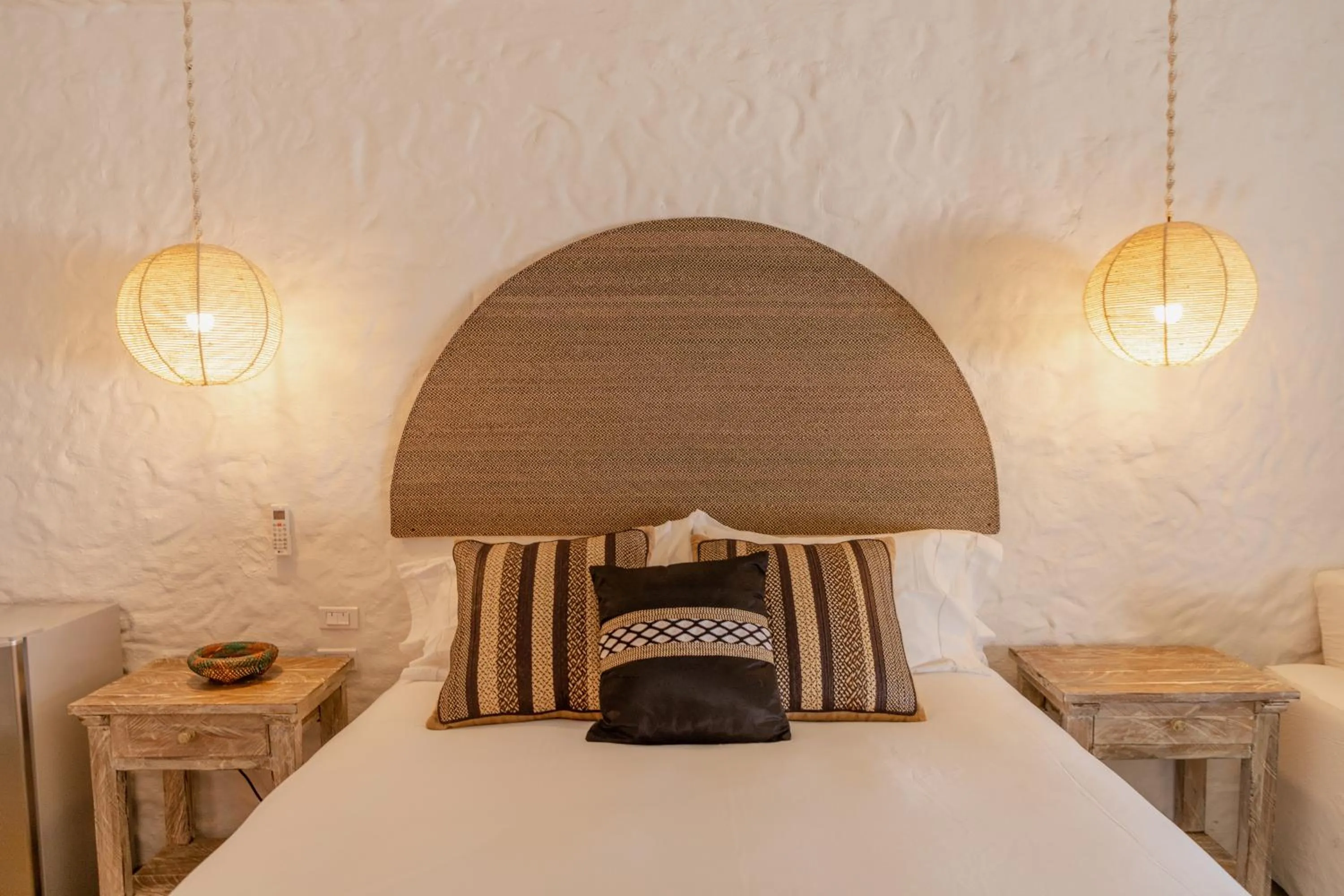 Bed in Bora Bora Beach Club Cartagena