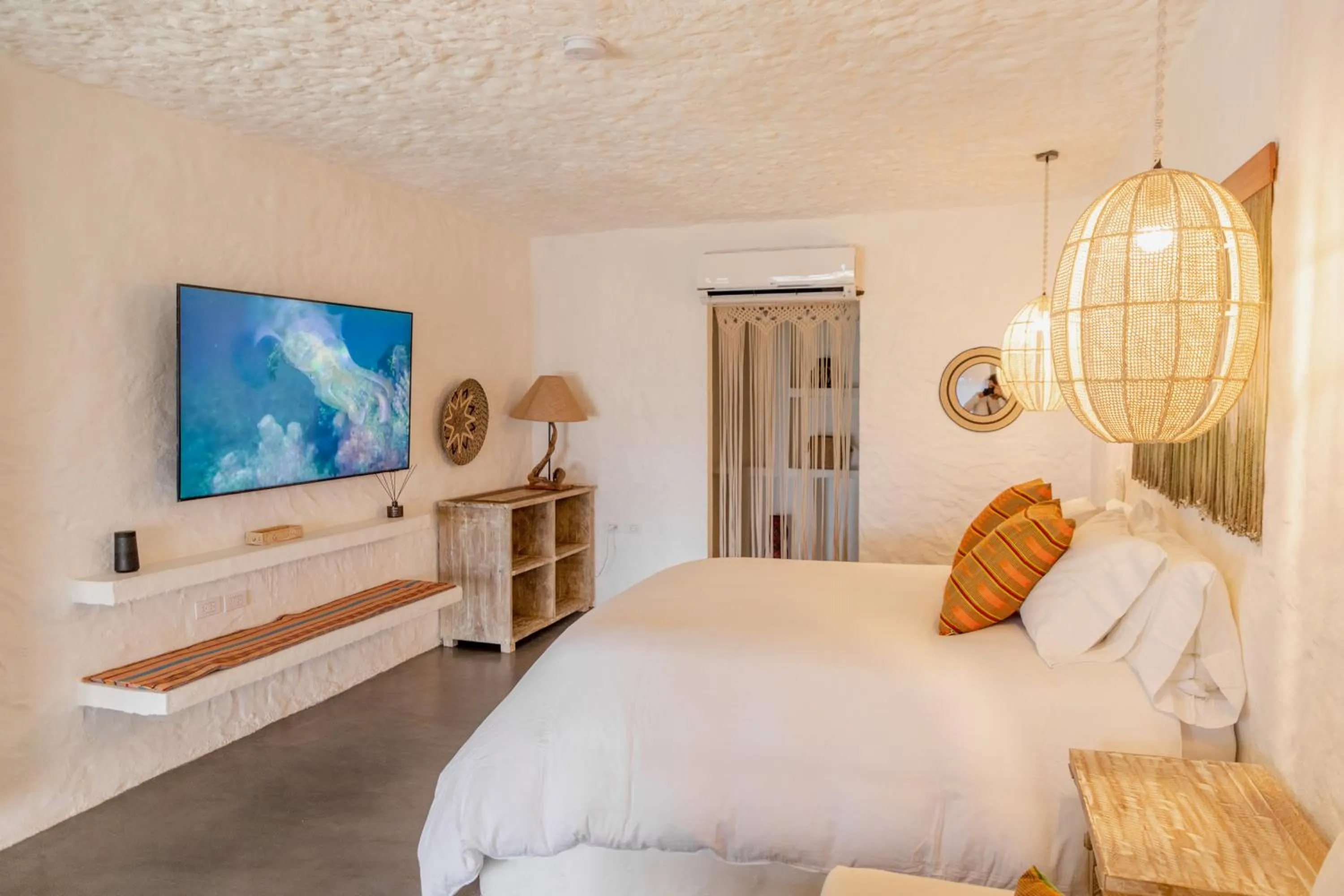 Bed in Bora Bora Beach Club Cartagena