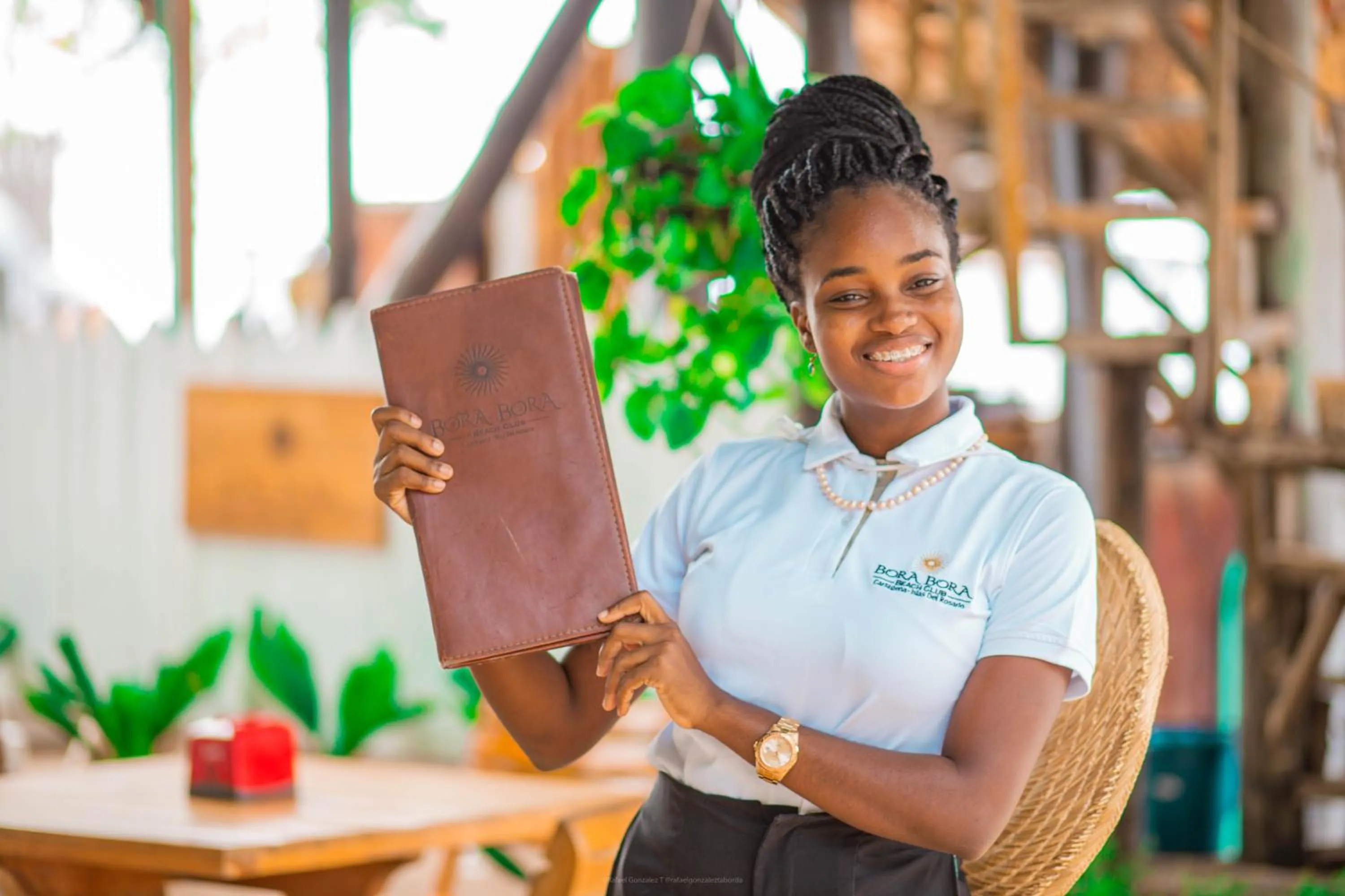 Staff in Bora Bora Beach Club Cartagena