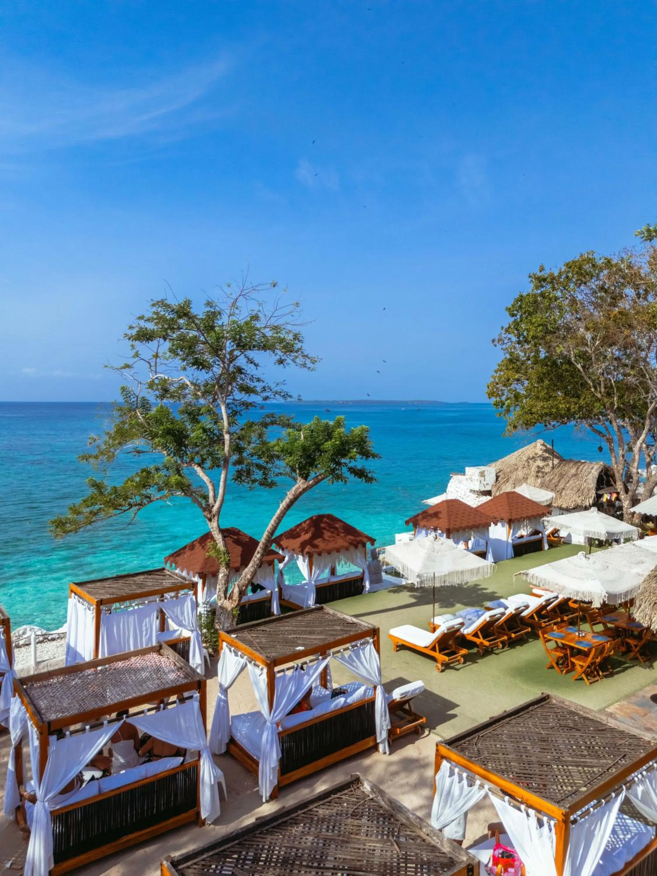 Natural landscape in Bora Bora Beach Club Cartagena