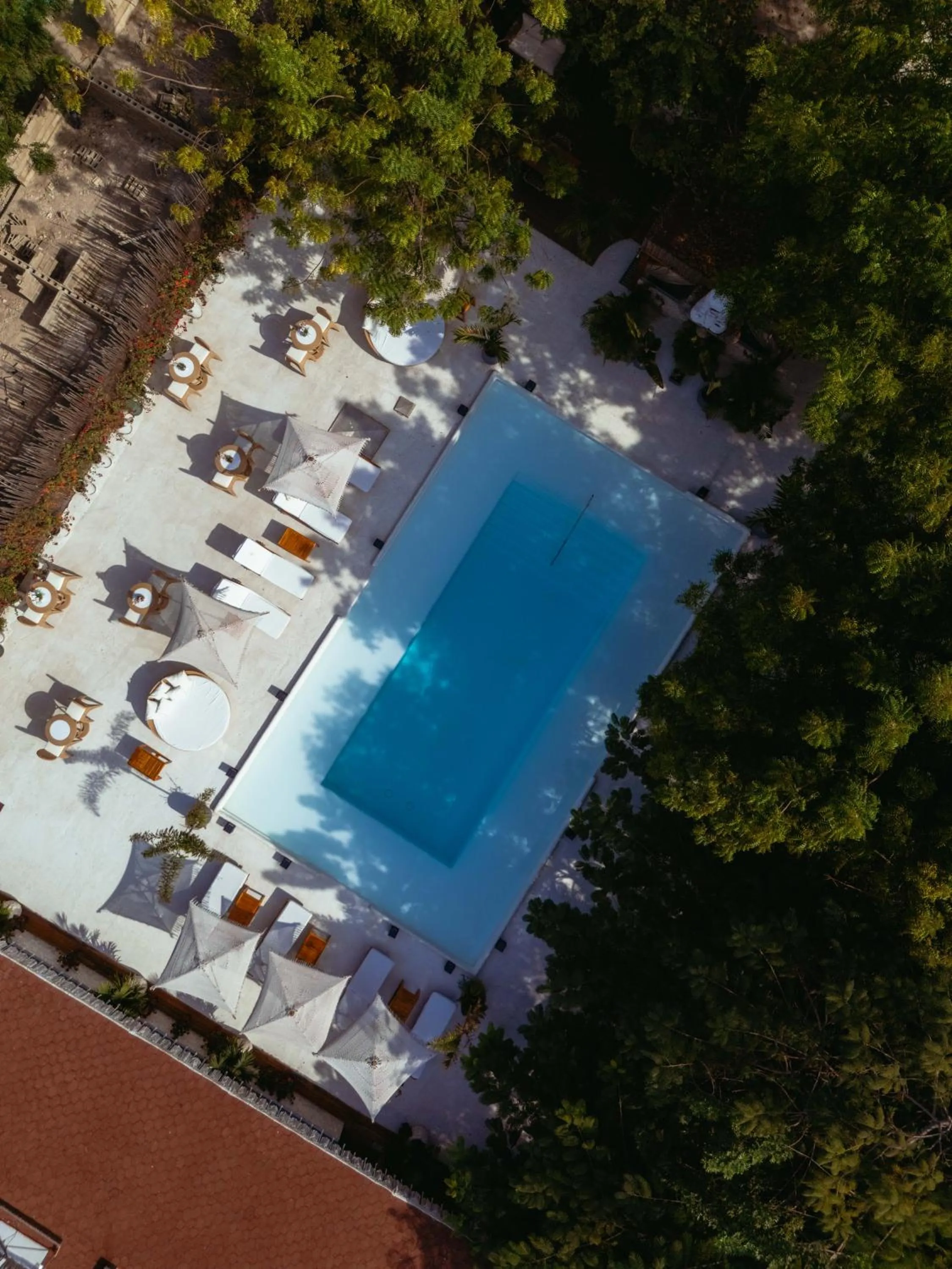 Pool view in Bora Bora Beach Club Cartagena