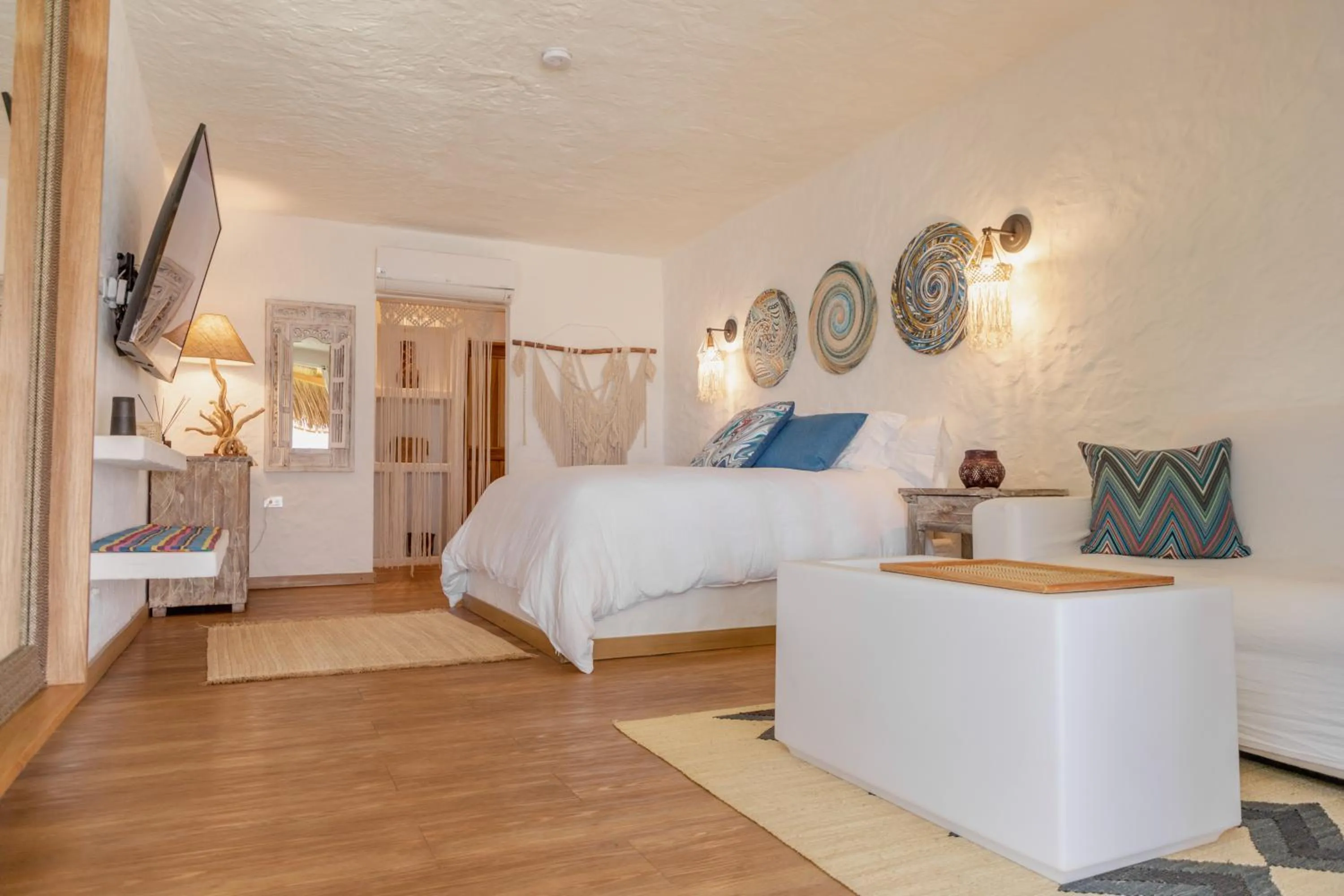 Bed in Bora Bora Beach Club Cartagena