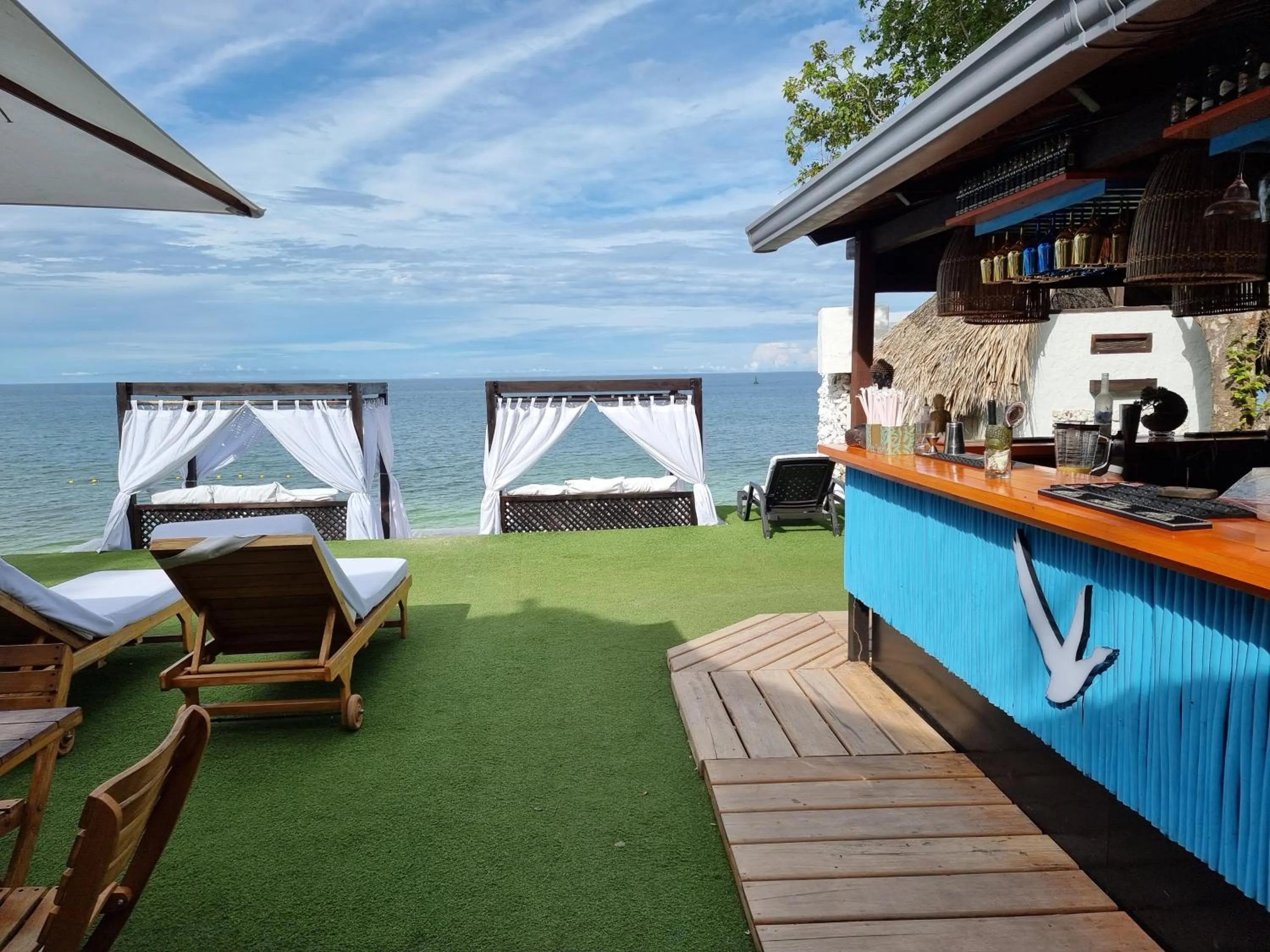 Sea view in Bora Bora Beach Club Cartagena