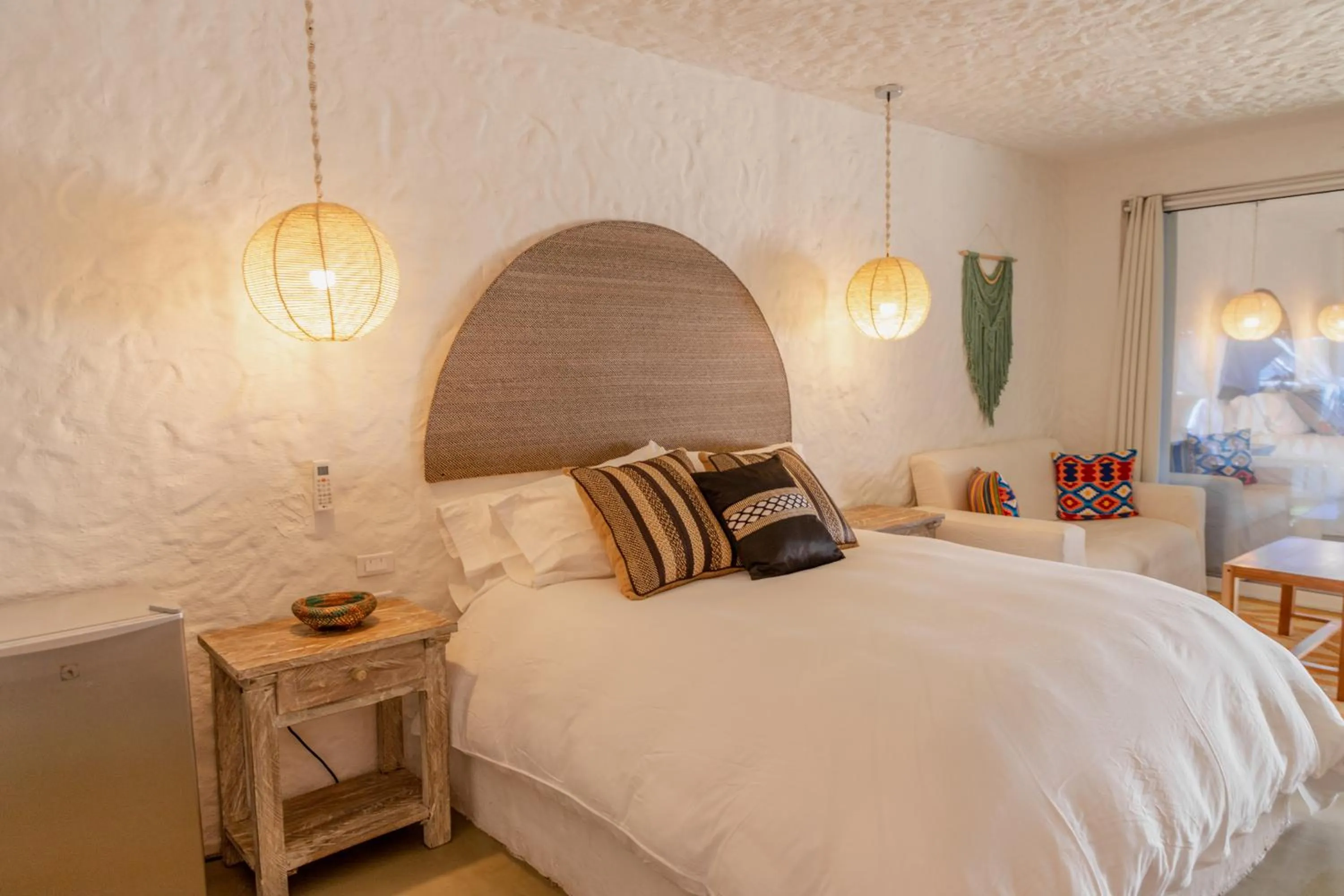 Bed in Bora Bora Beach Club Cartagena