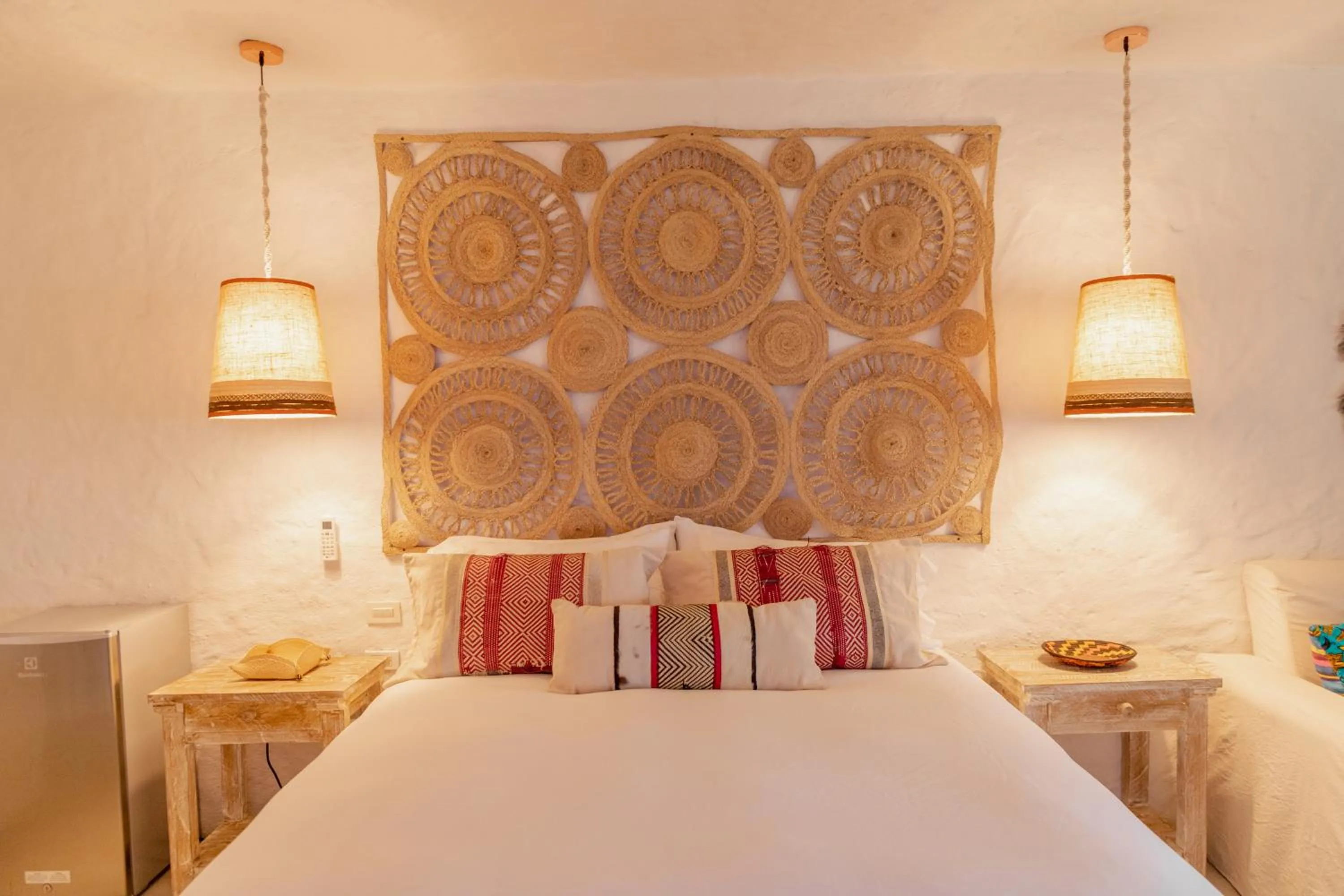 Bed in Bora Bora Beach Club Cartagena