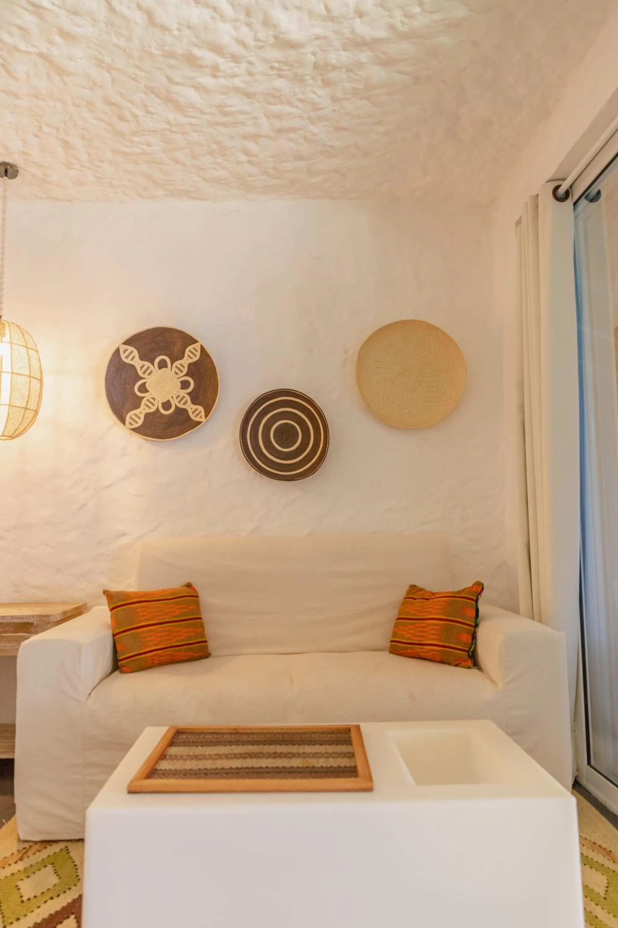 Decorative detail in Bora Bora Beach Club Cartagena