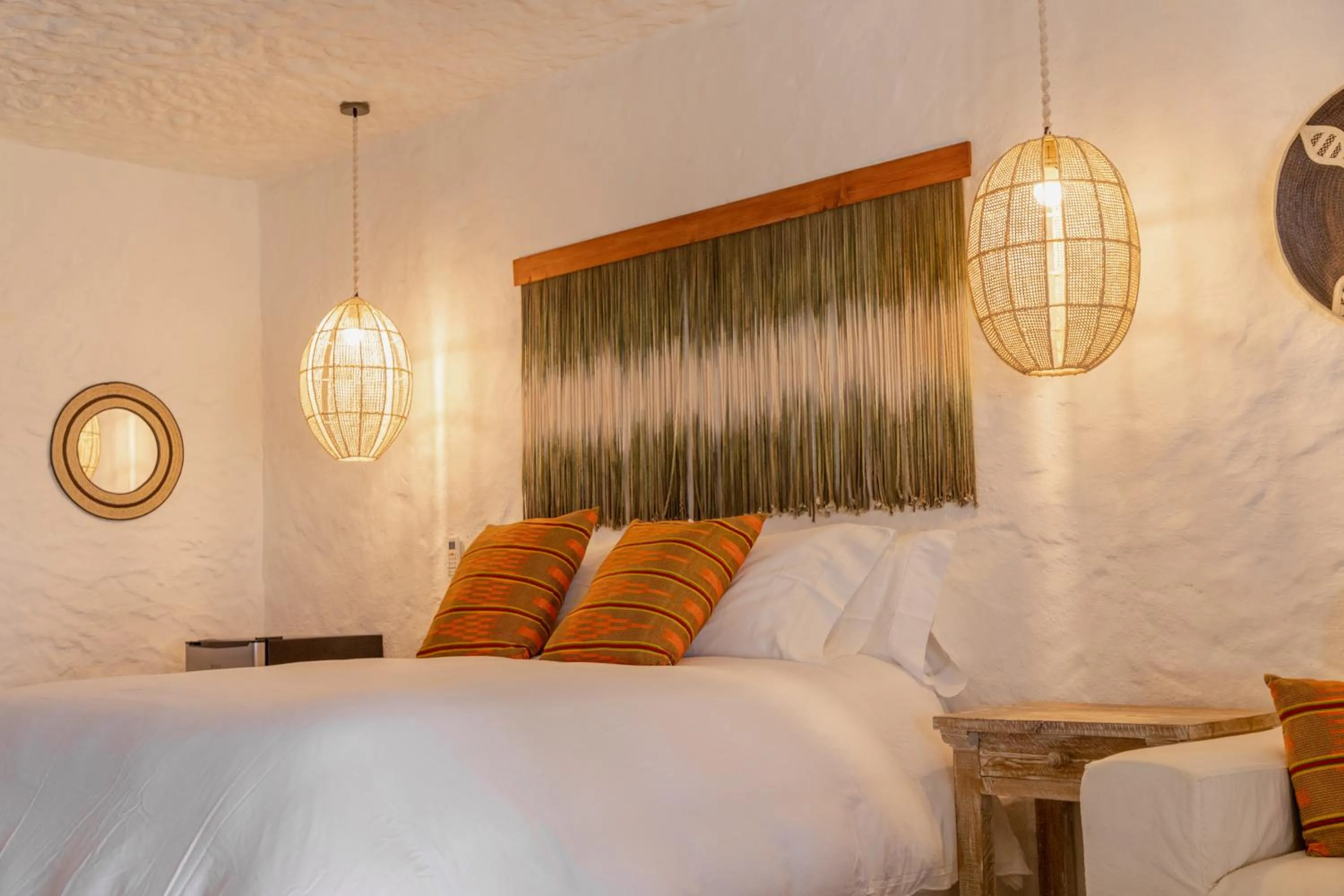 Bed in Bora Bora Beach Club Cartagena