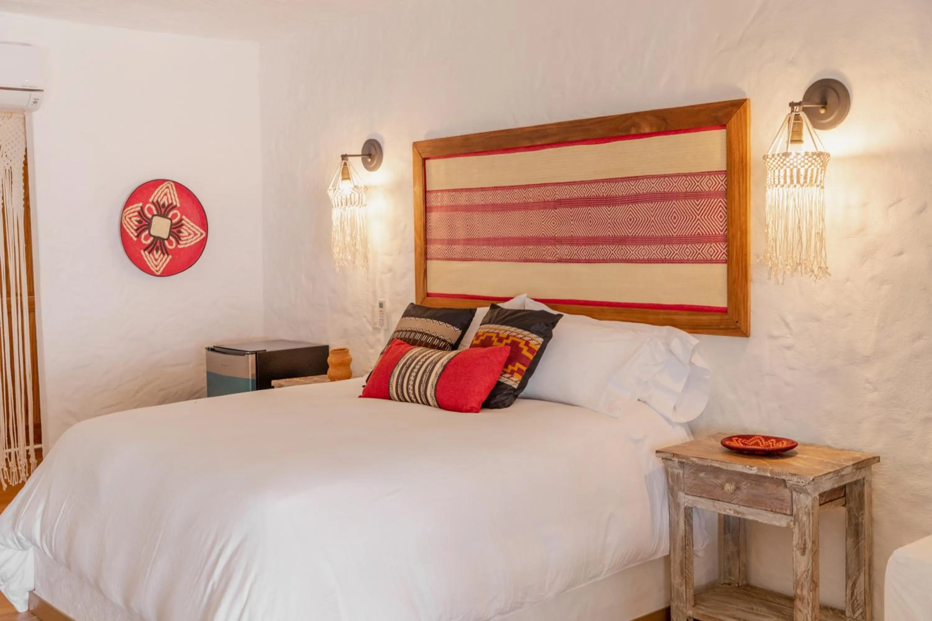 Decorative detail, Bed in Bora Bora Beach Club Cartagena