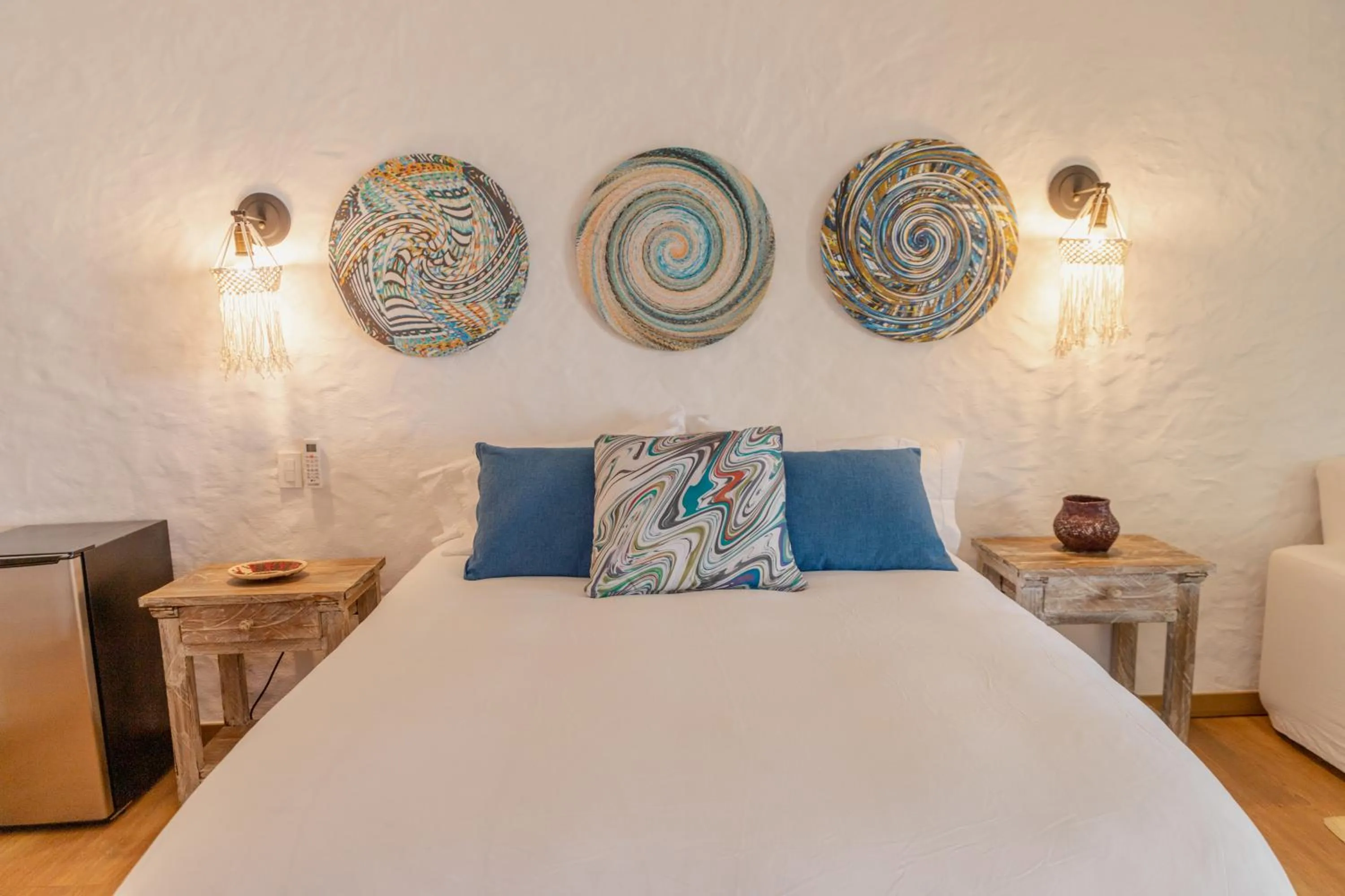 Bed in Bora Bora Beach Club Cartagena