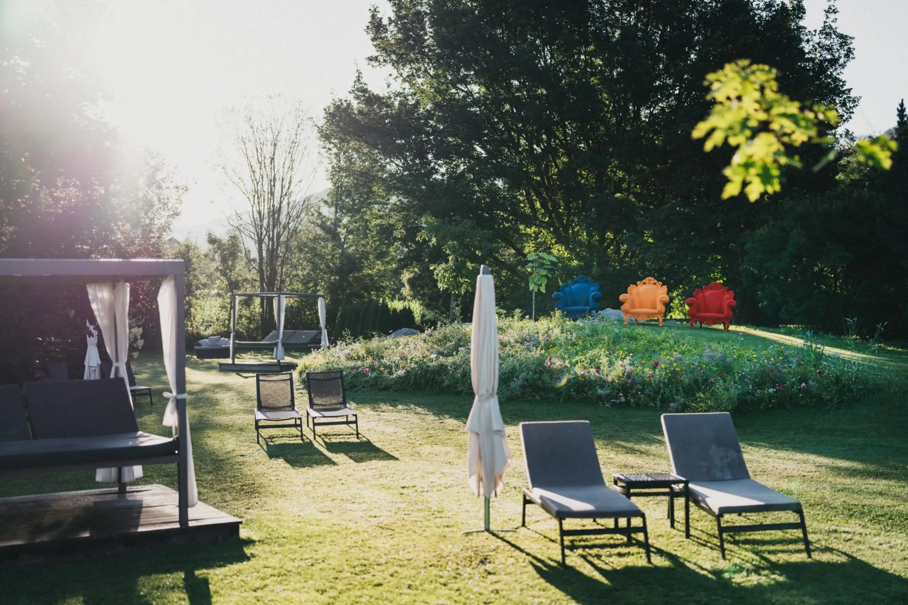 Garden in Hotel Rudolf