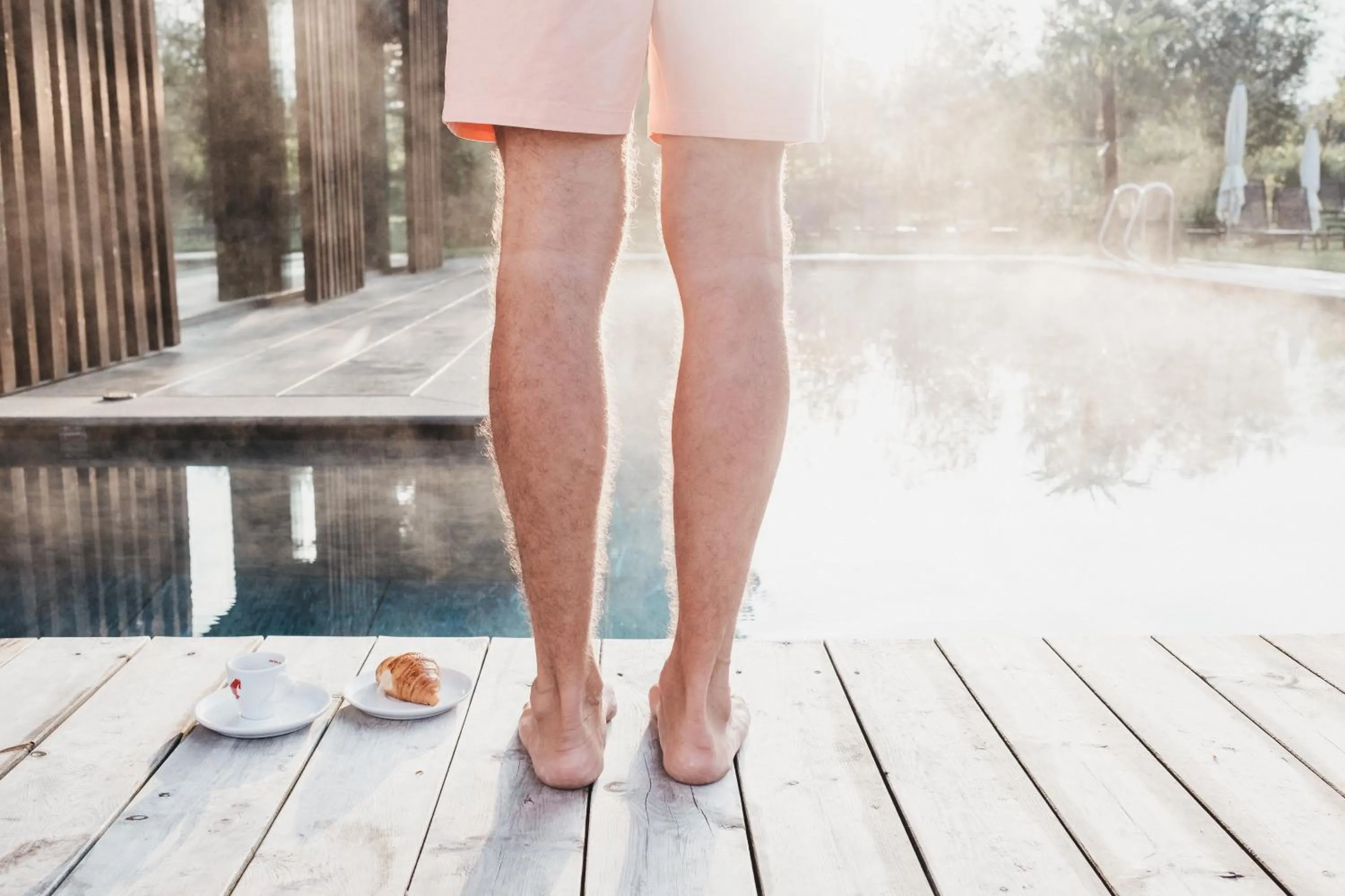 Pool view in Hotel Rudolf