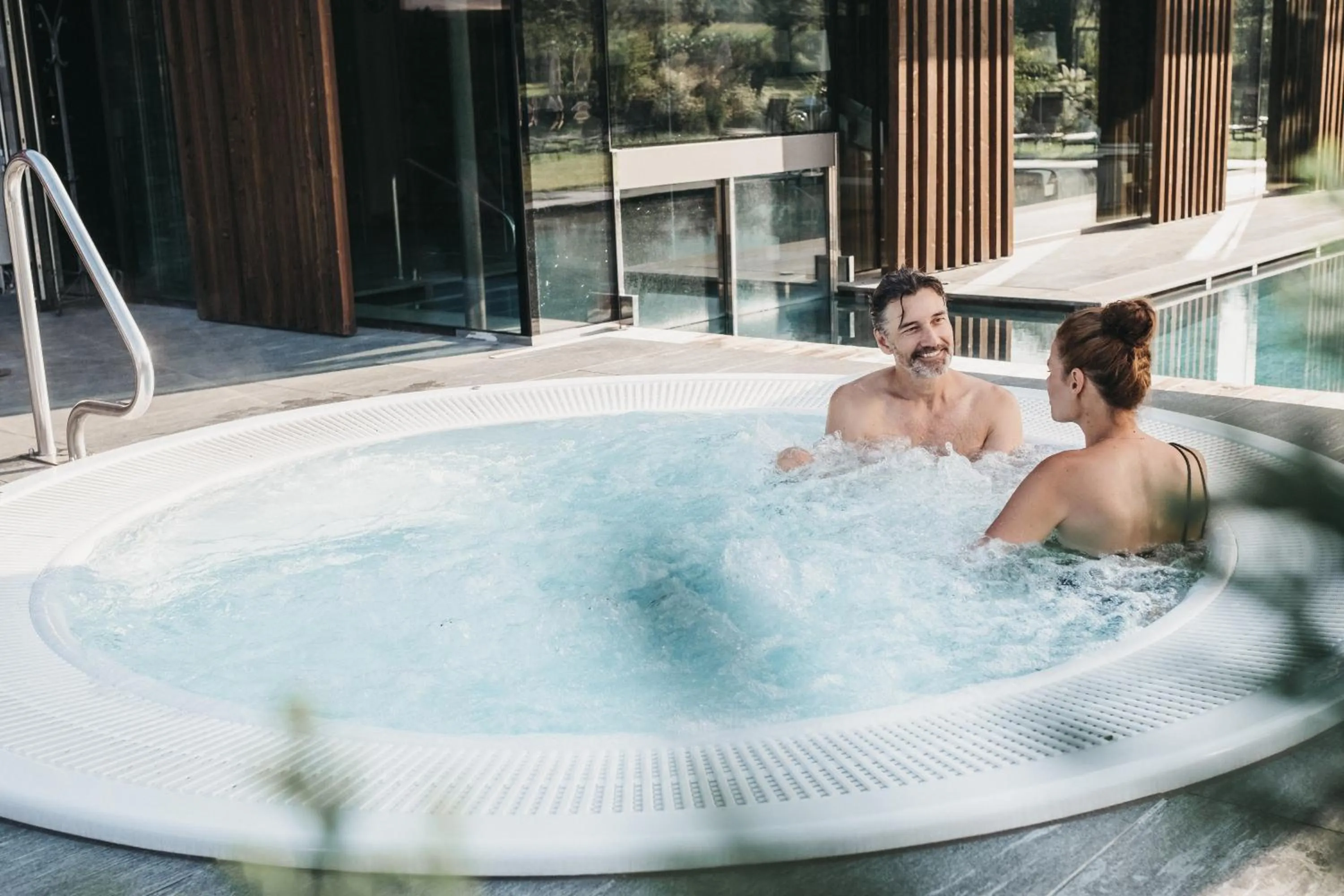 Hot Tub in Hotel Rudolf