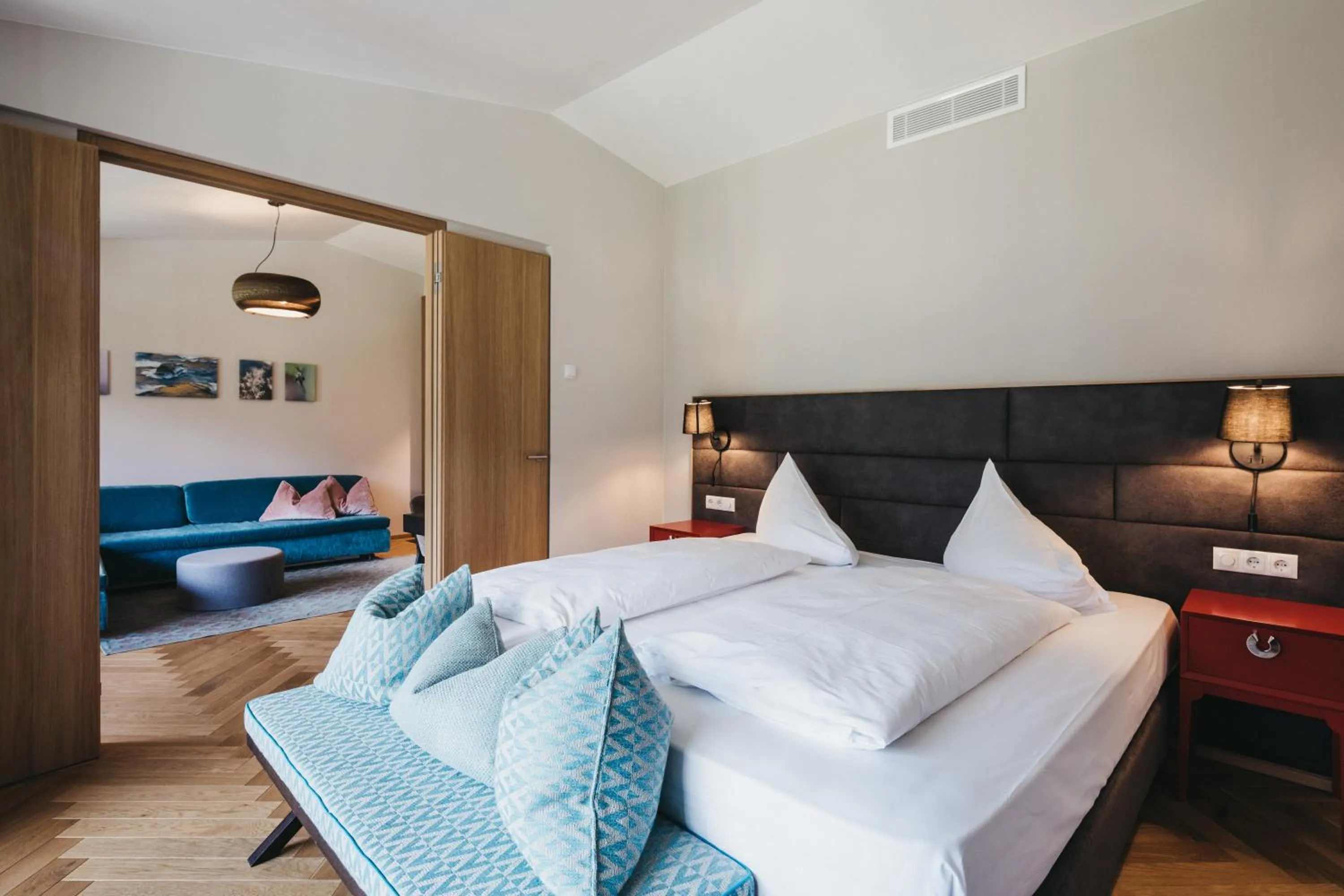 Photo of the whole room, Bed in Hotel Rudolf