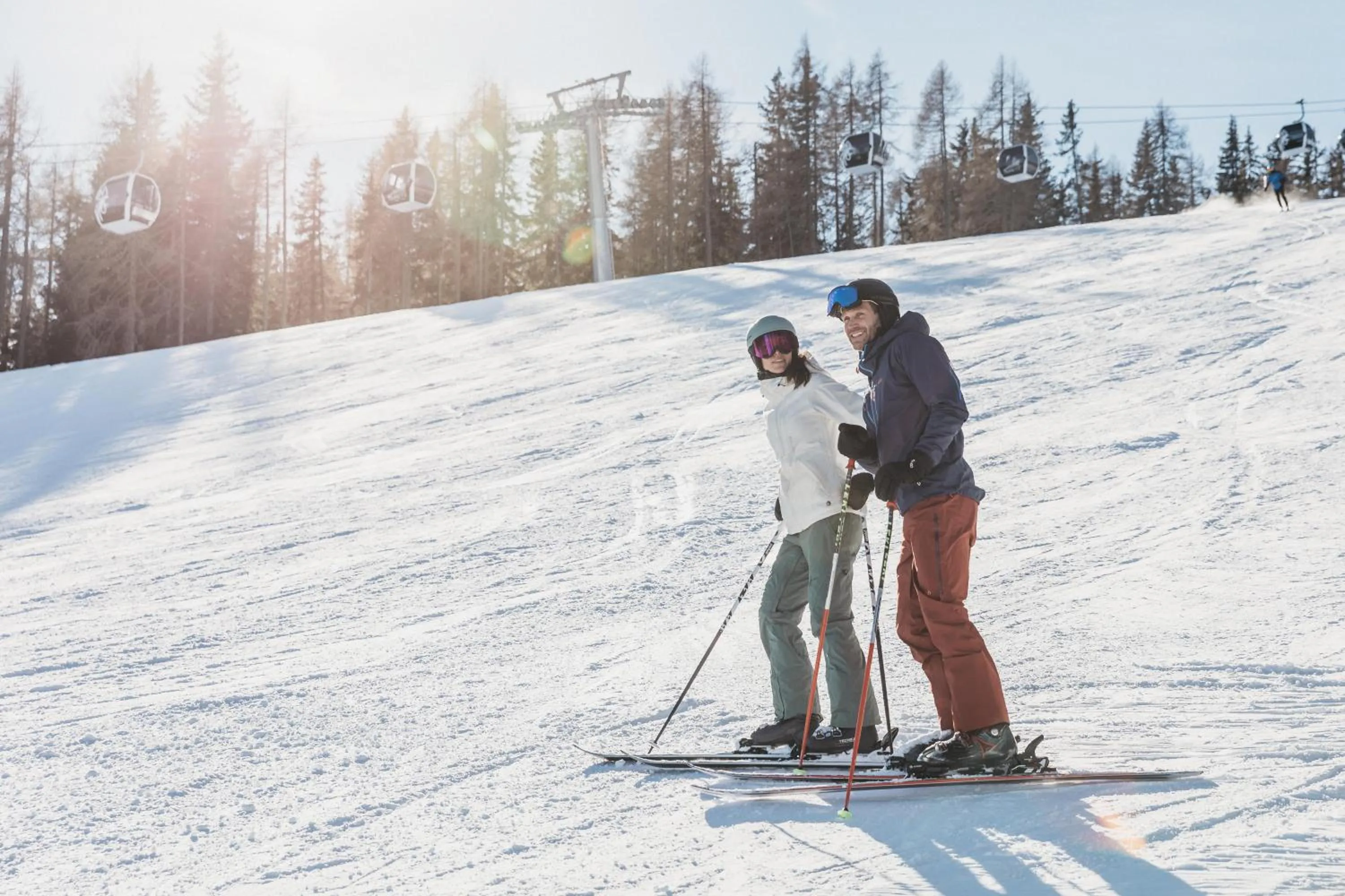Skiing in Hotel Rudolf