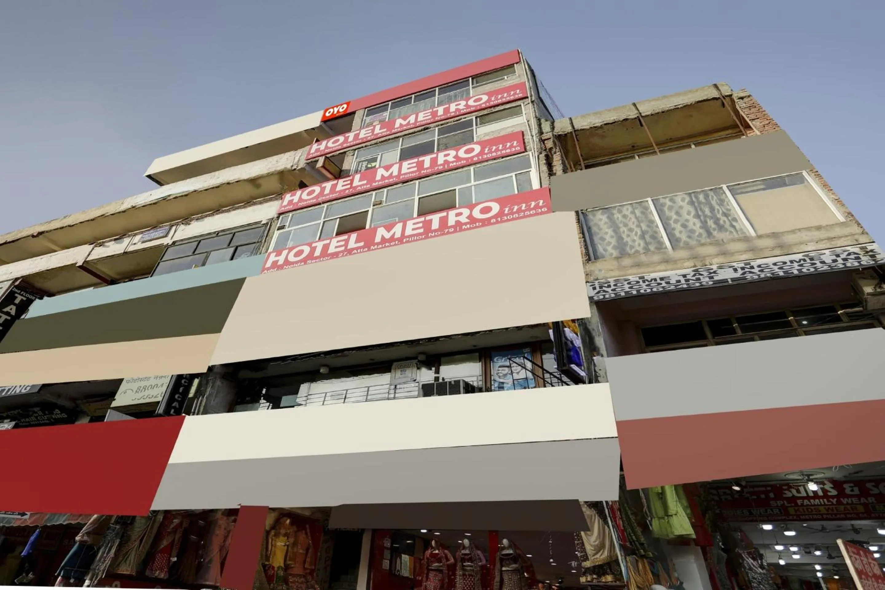 Facade/entrance in Hotel O Metro Inn