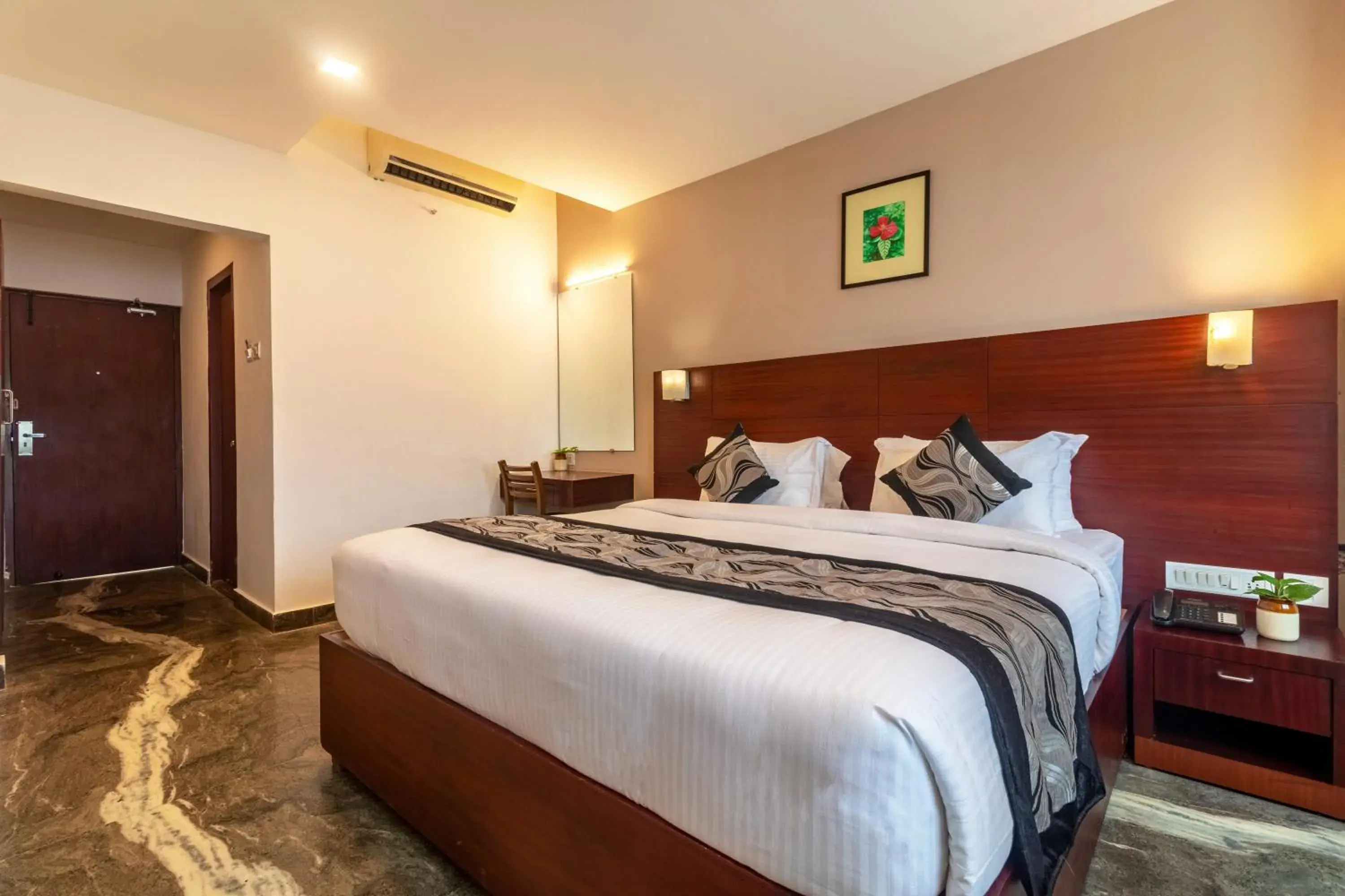 Bed in Zip By Spree Hotels Mangala Towers Thrissur Bed in Zip By Spree Hotels Mangala Towers Thrissur