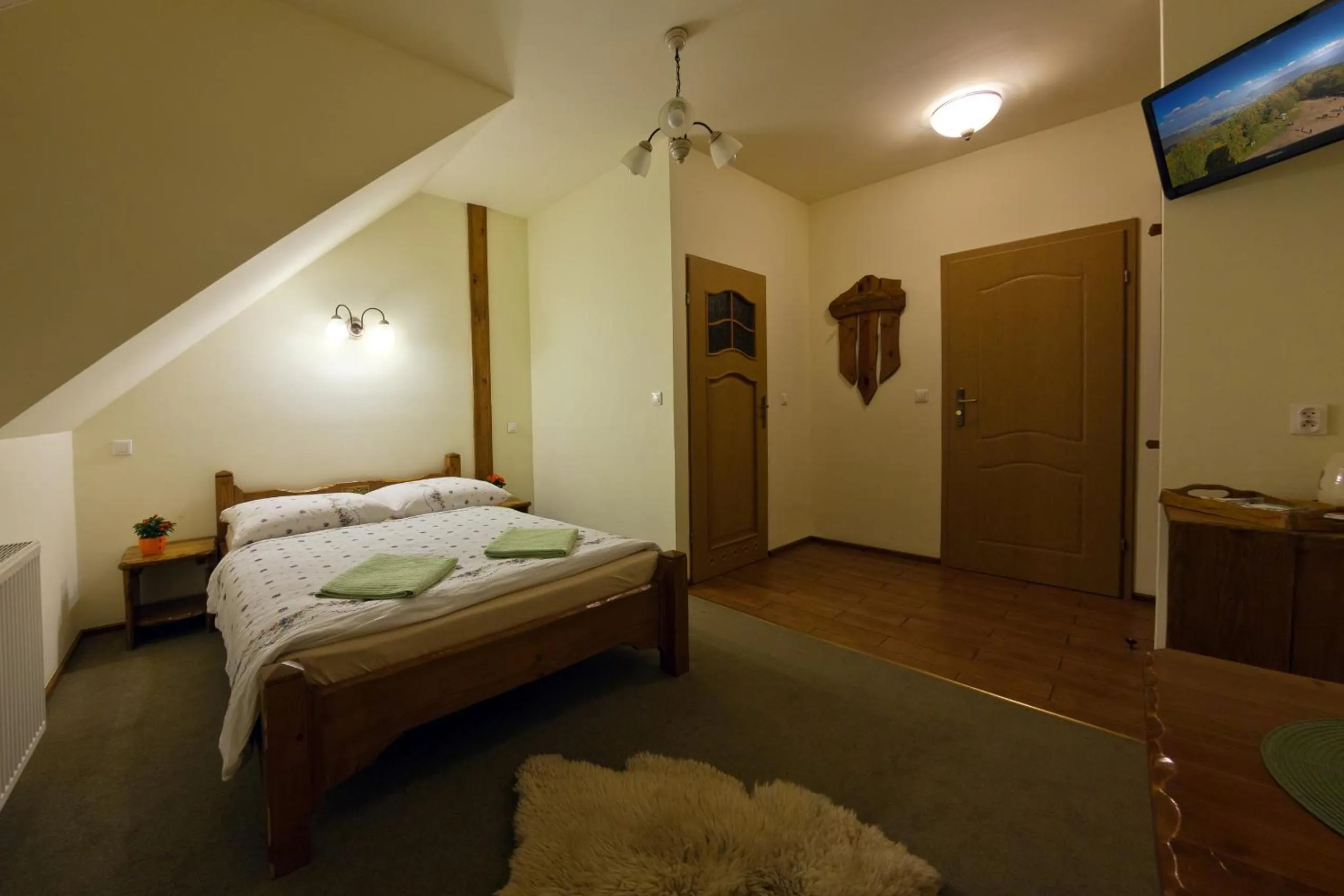 Bed in Mileżówka - Noclegi&SPA