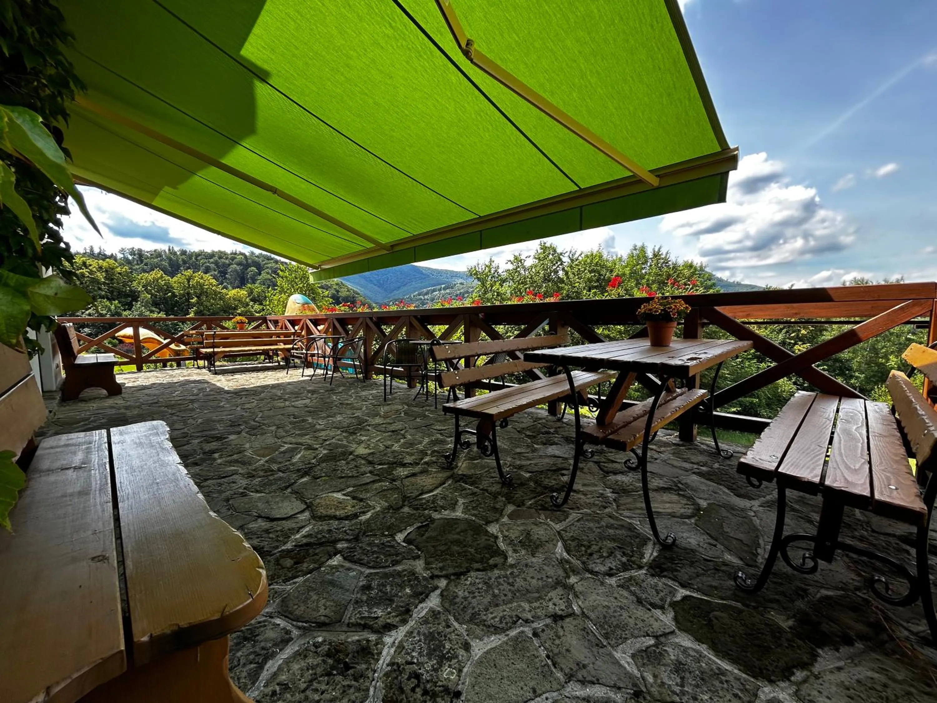 Balcony/Terrace in Mileżówka - Noclegi&SPA