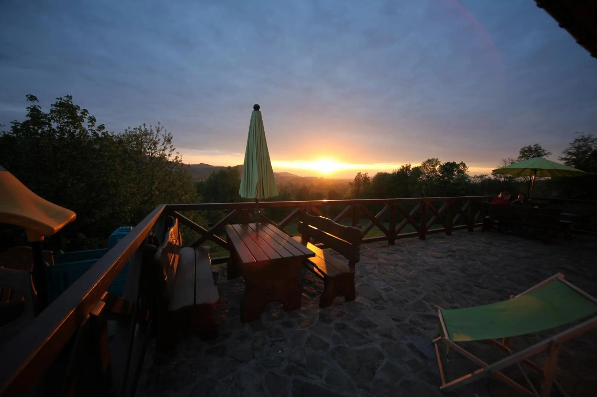 Balcony/Terrace in Mileżówka - Noclegi&SPA