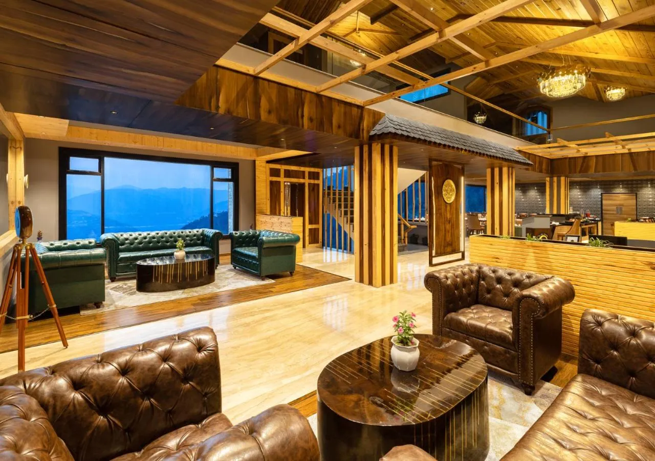 Lobby or reception in juSTa Cliffend Resort & Spa, Mashobra