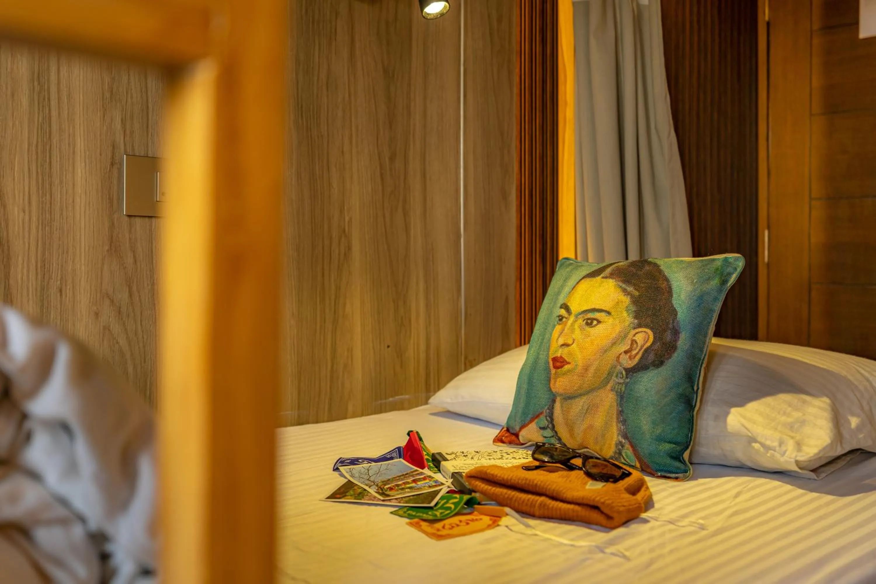 Bed in The Social Stays Mussoorie