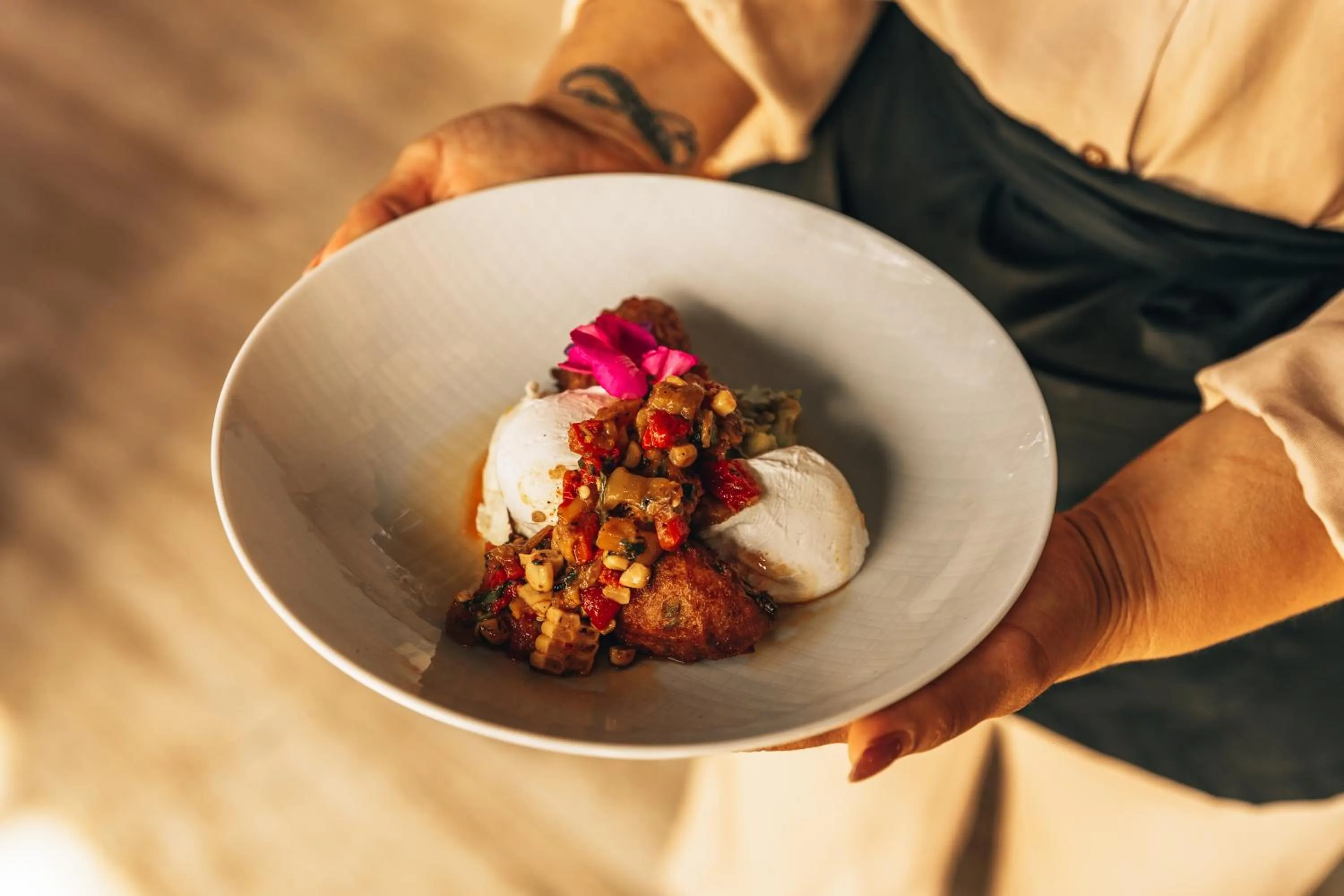 Restaurant/places to eat in M Boutique Hotel - Designed for Adults