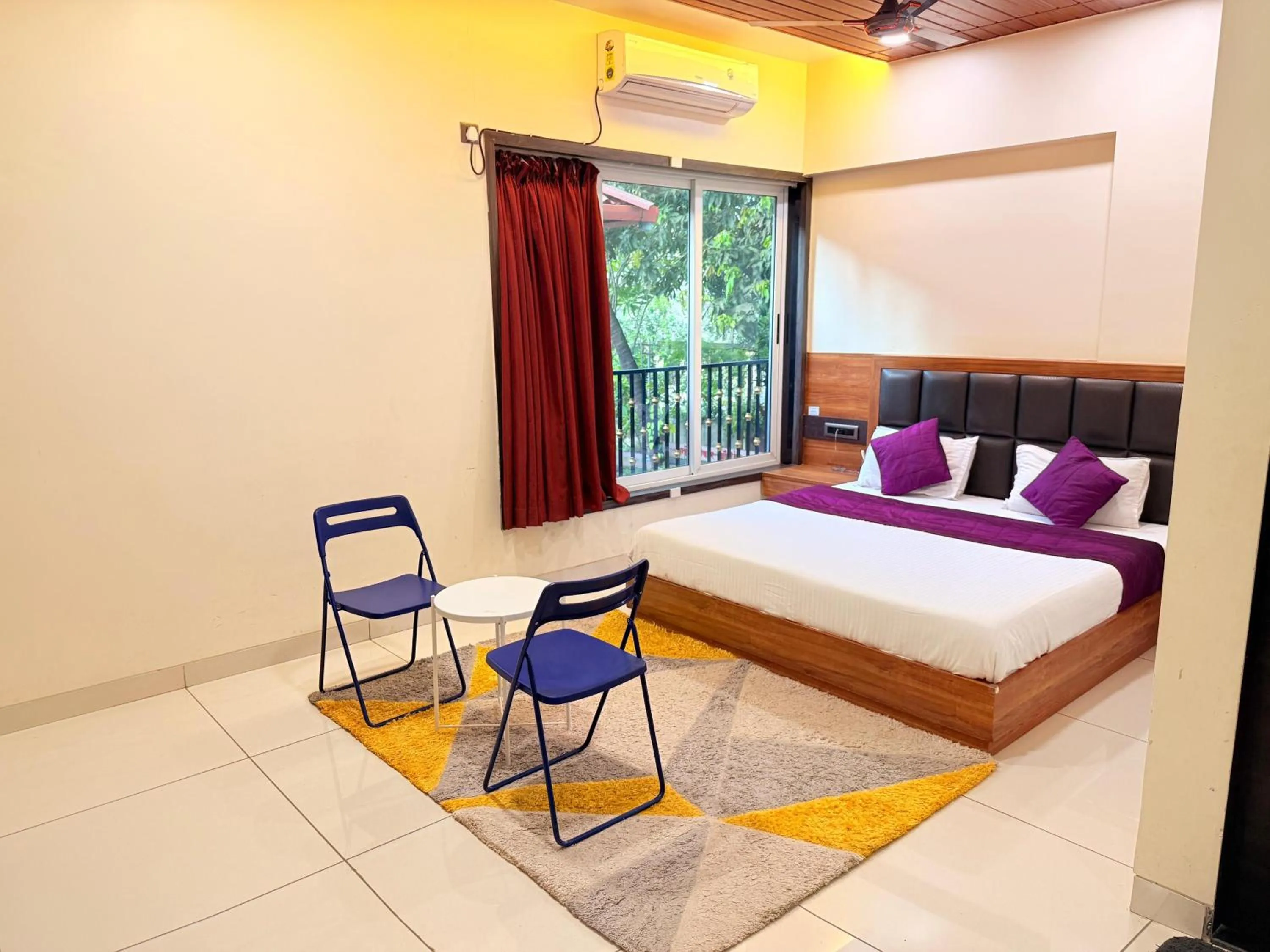 Bedroom in Passiflora Beach Resort Alibaug