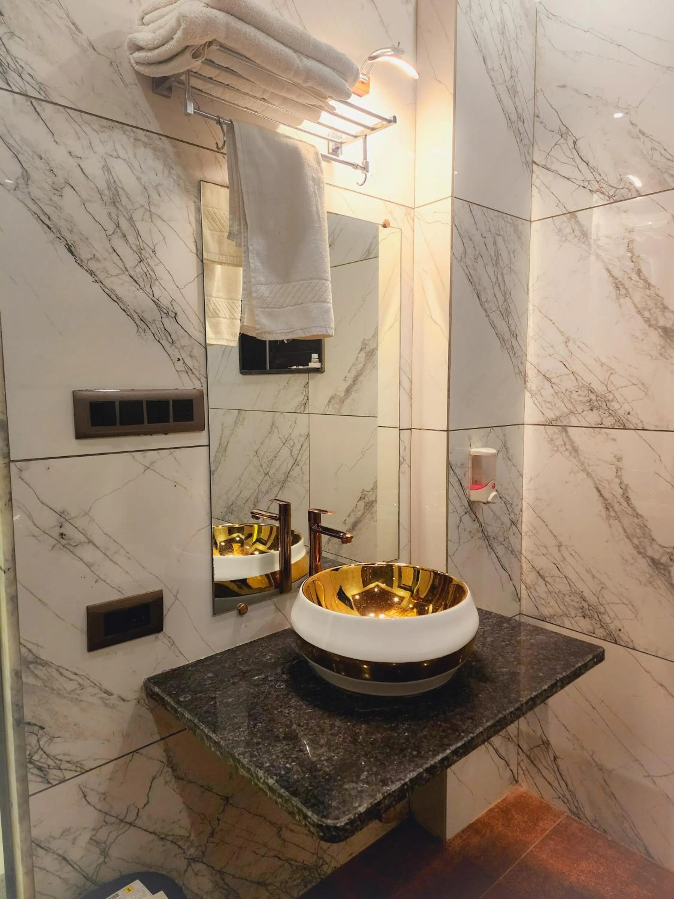 Bathroom in Passiflora Beach Resort Alibaug