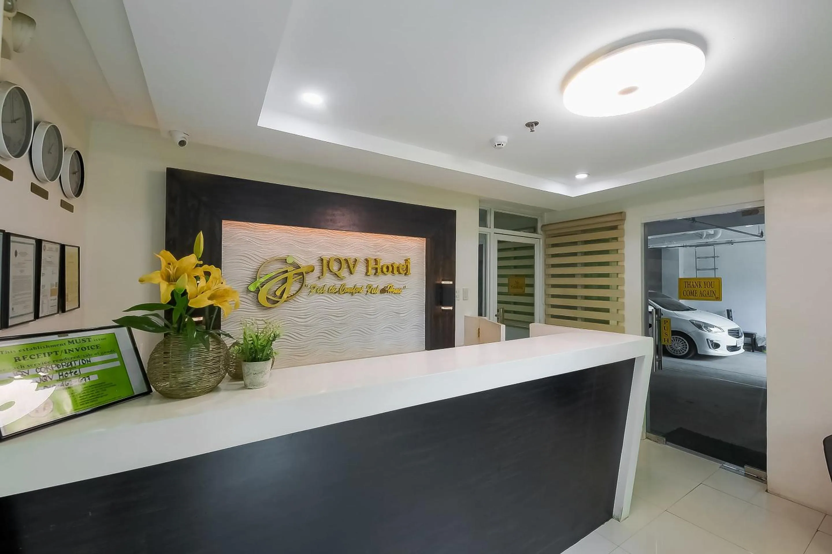 Lobby or reception in JQV Hotel