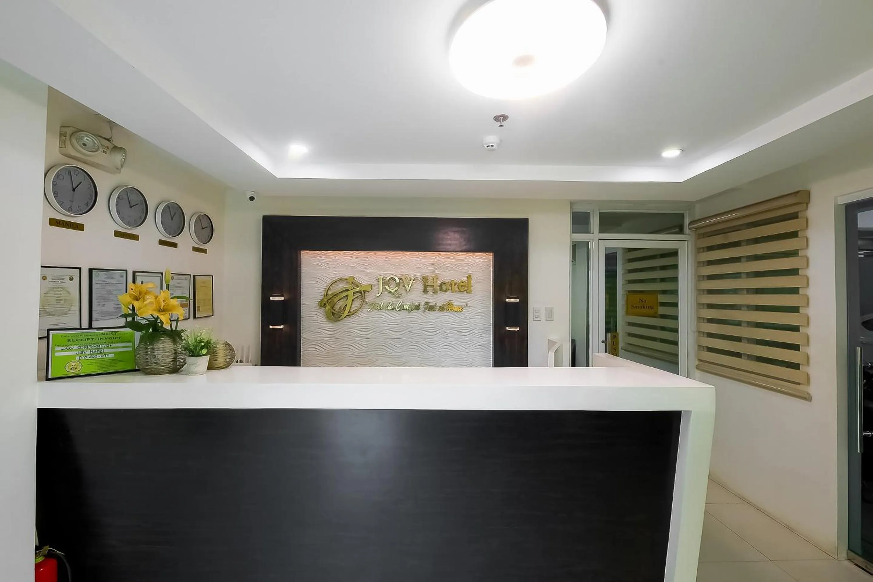 Lobby or reception in JQV Hotel