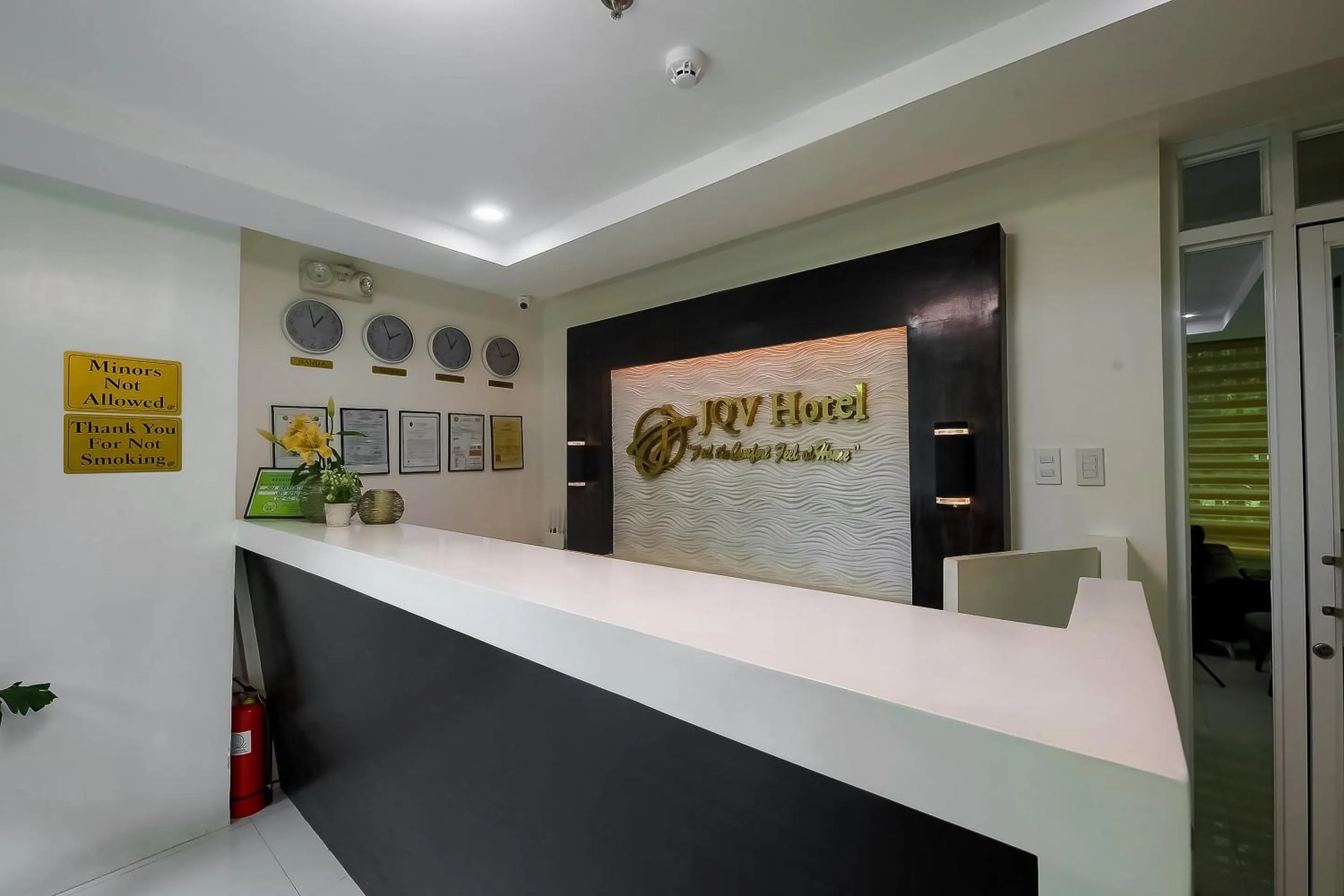 Lobby or reception in JQV Hotel
