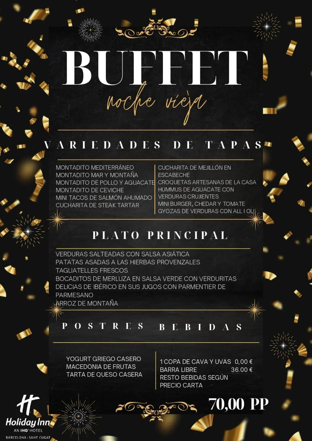 Restaurant/places to eat in Holiday Inn Barcelona - Sant Cugat by IHG