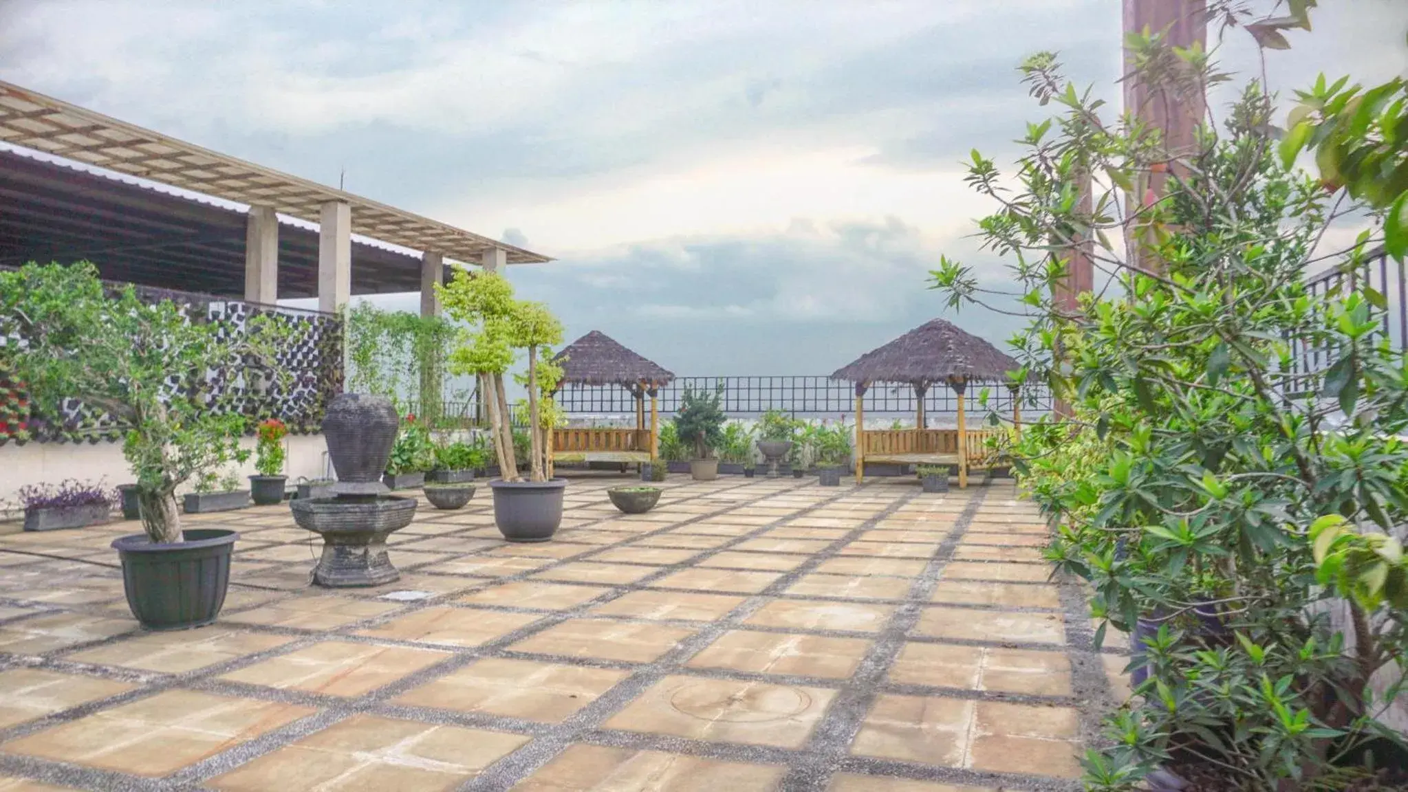 Garden view in Marilyn Hotel Serpong Garden view in Marilyn Hotel Serpong