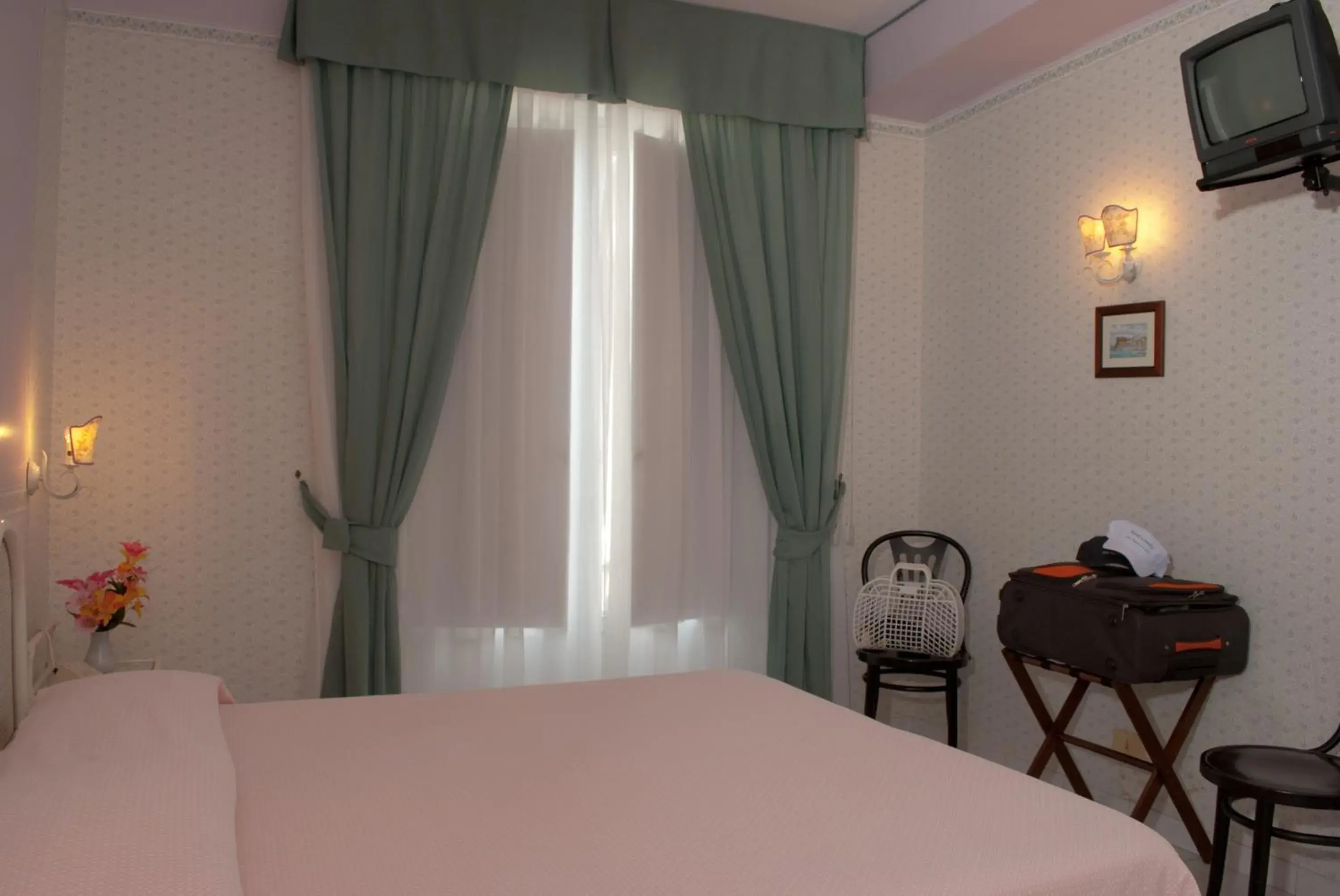 Bed in Hotel Loreley Bed in Hotel Loreley