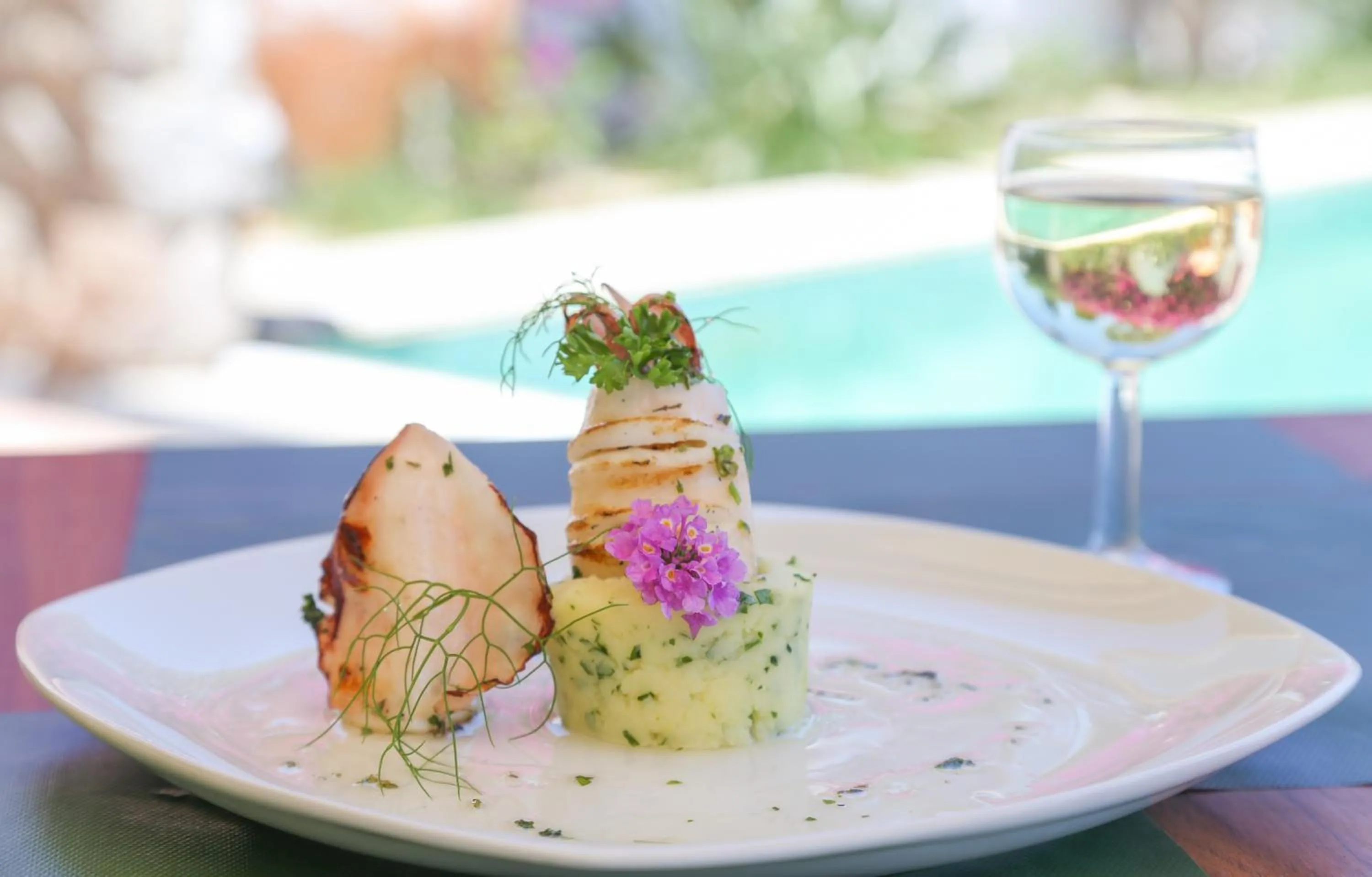 Food close-up in Hotel Loreley
