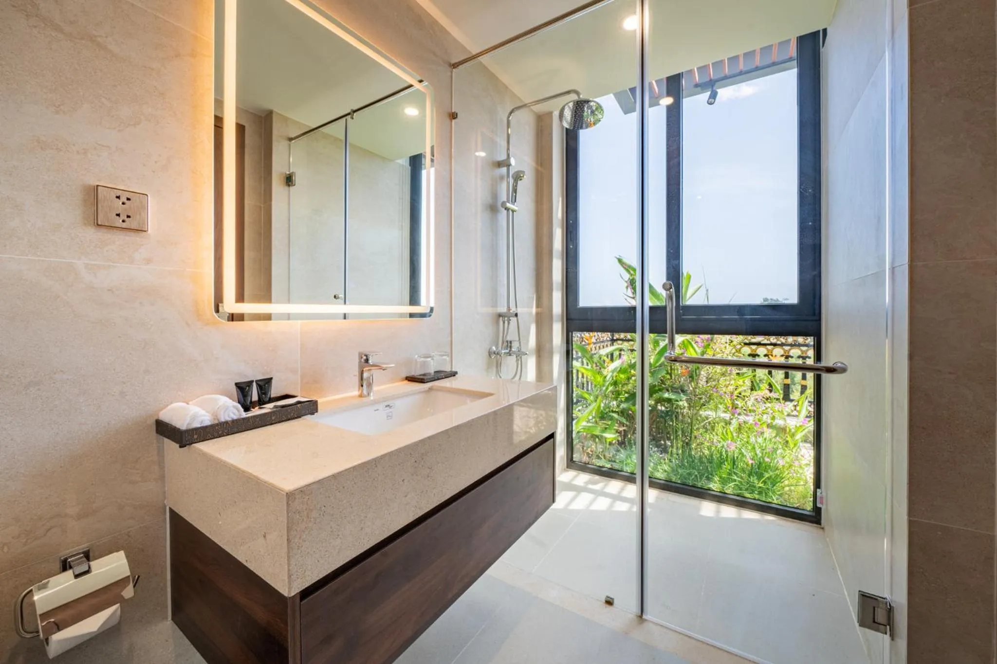 Bathroom in Cami Riverside Resort Da Nang