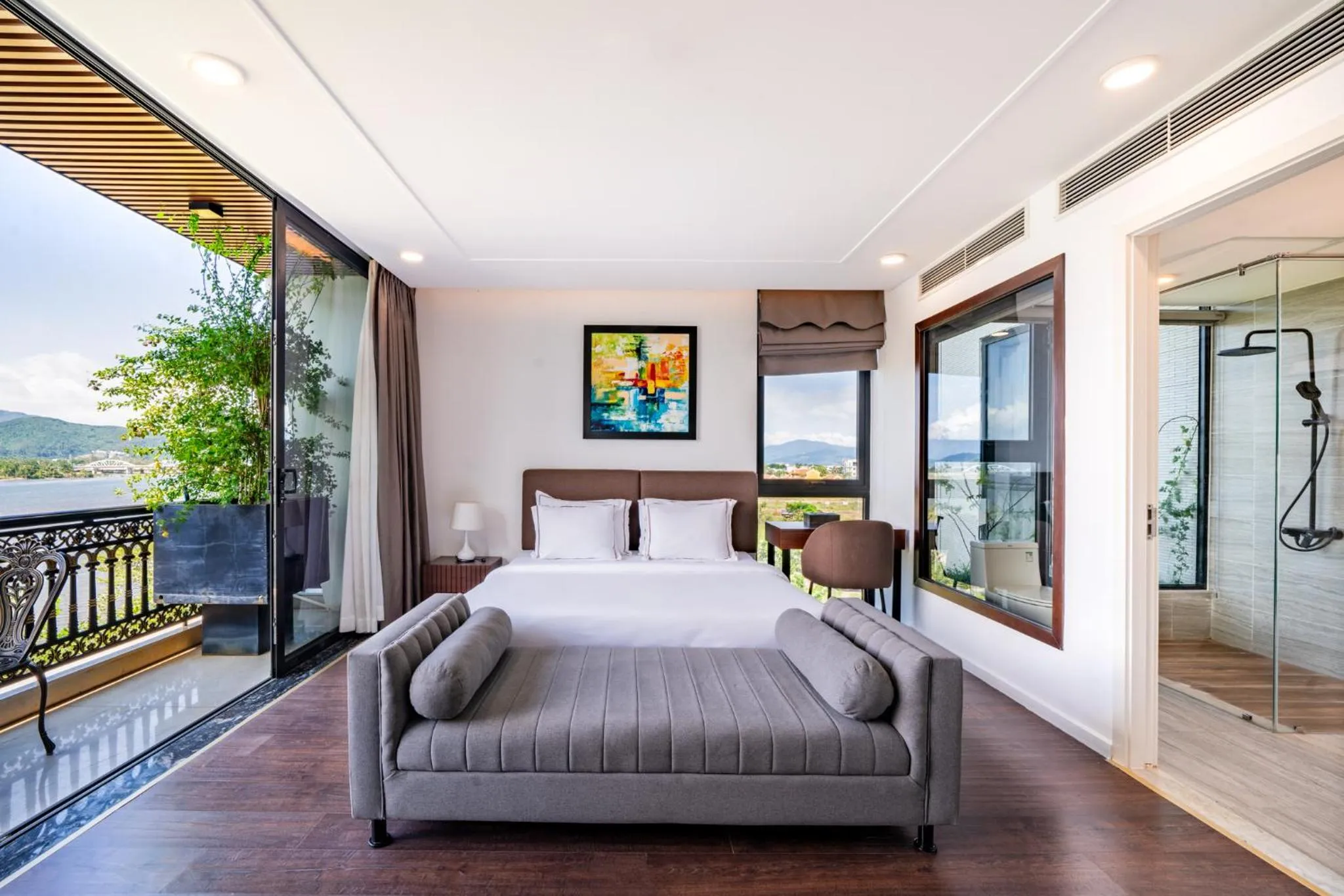 Bedroom, Bed in Cami Riverside Resort Da Nang