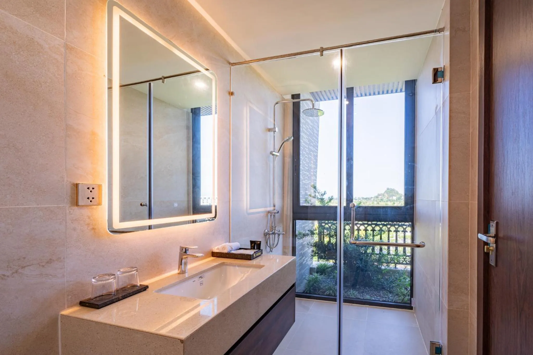 Bathroom in Cami Riverside Resort Da Nang