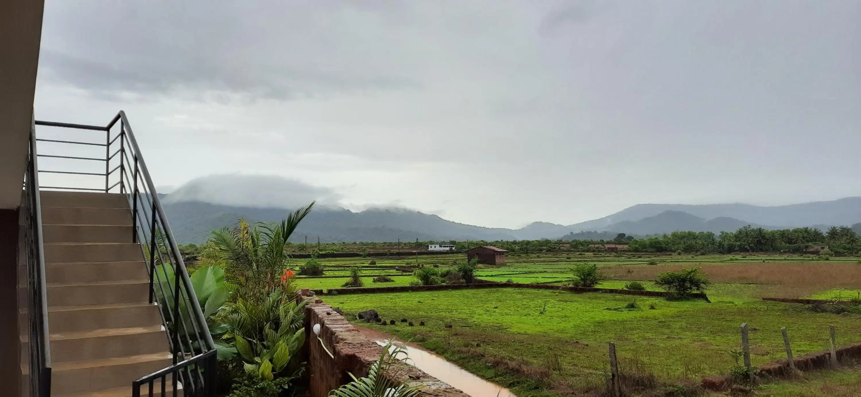 Mountain view in Coastal Pearl Home Stay, Private Rooms & Villas Murudeshwar