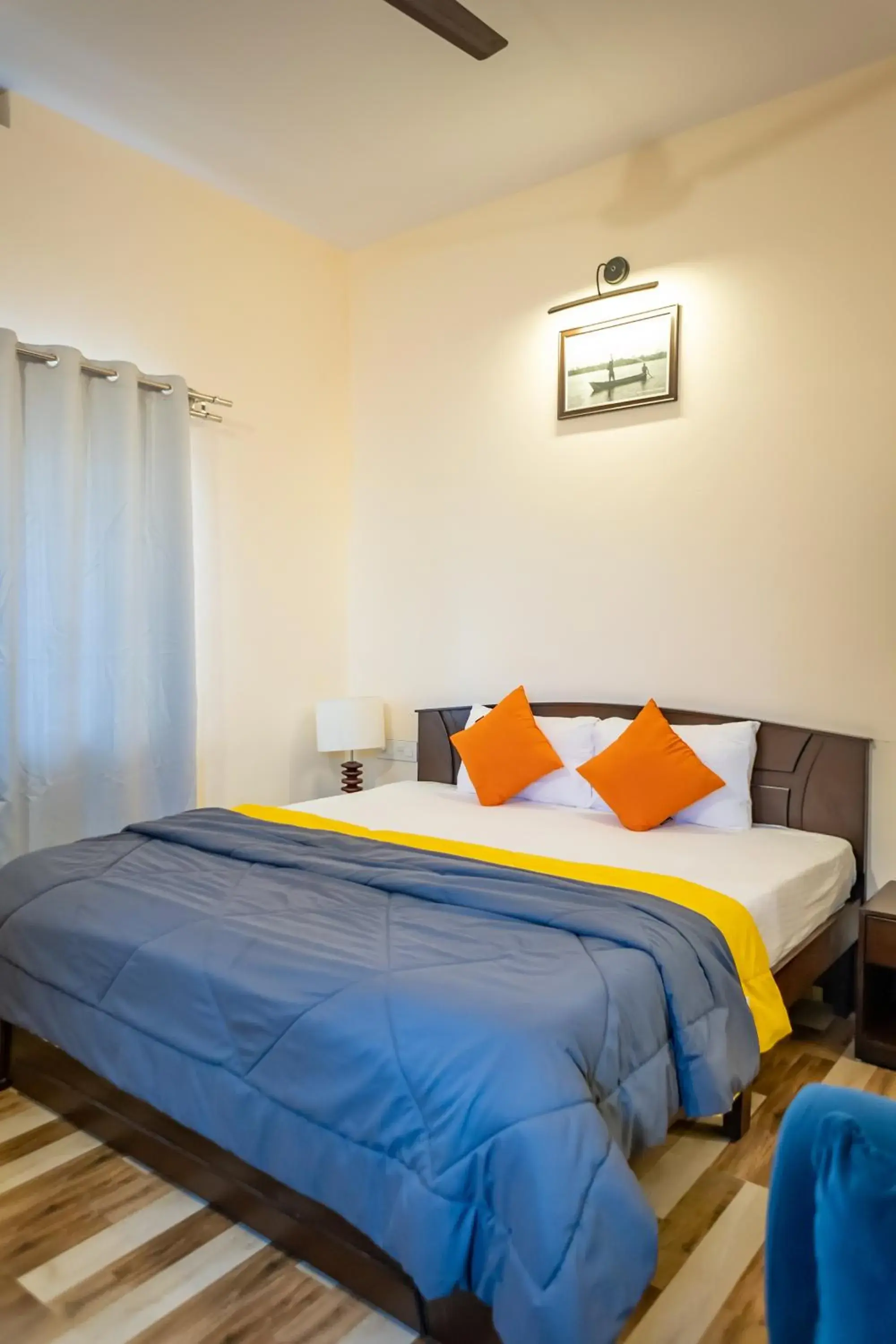 Bedroom, Bed in Coastal Pearl Home Stay, Private Rooms & Villas Murudeshwar Bedroom, Bed in Coastal Pearl Home Stay, Private Rooms & Villas Murudeshwar