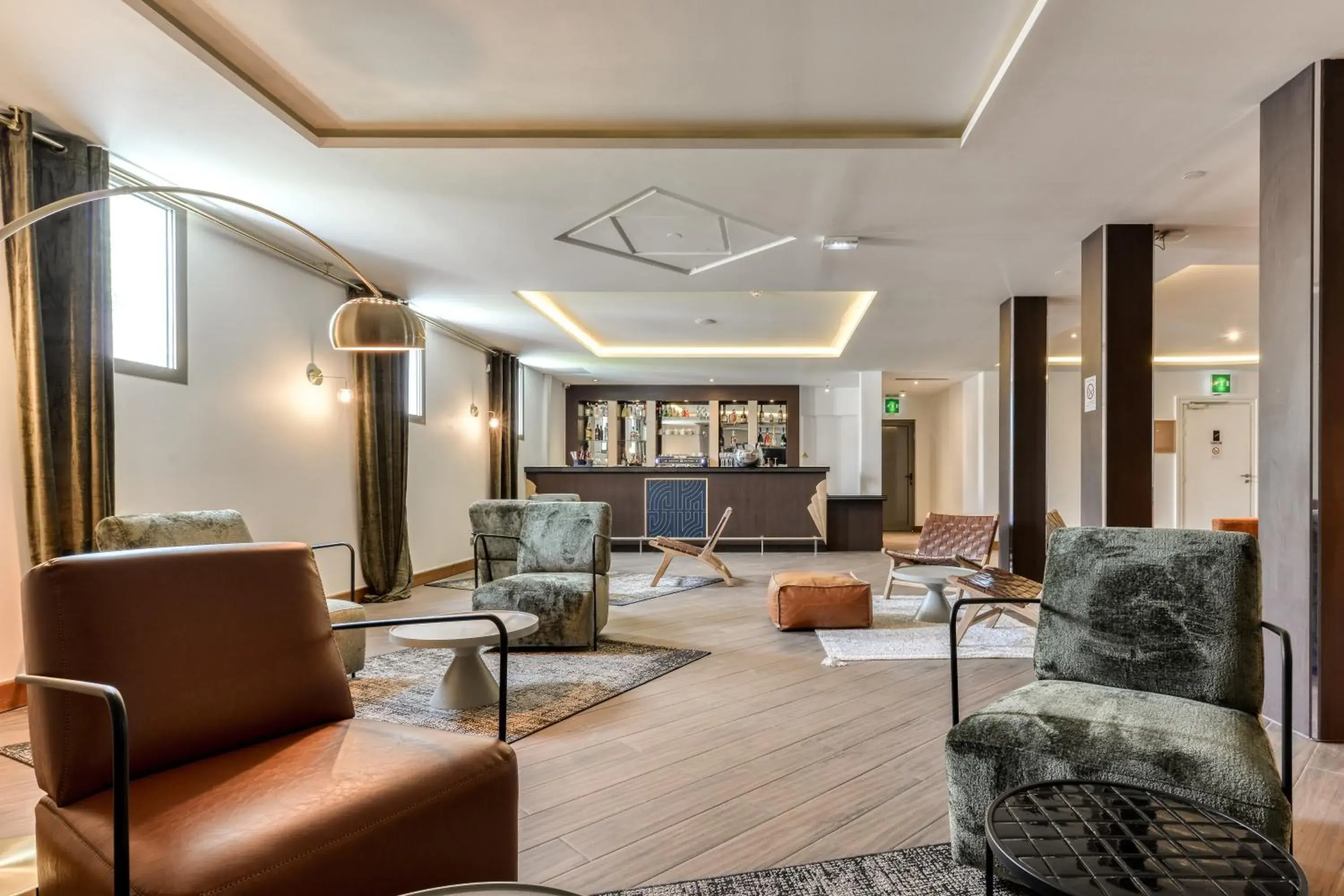 Lobby or reception in Zenitude Hotel la Valadière, an Ascend Collection Hotel Lobby or reception in Zenitude Hotel la Valadière, an Ascend Collection Hotel