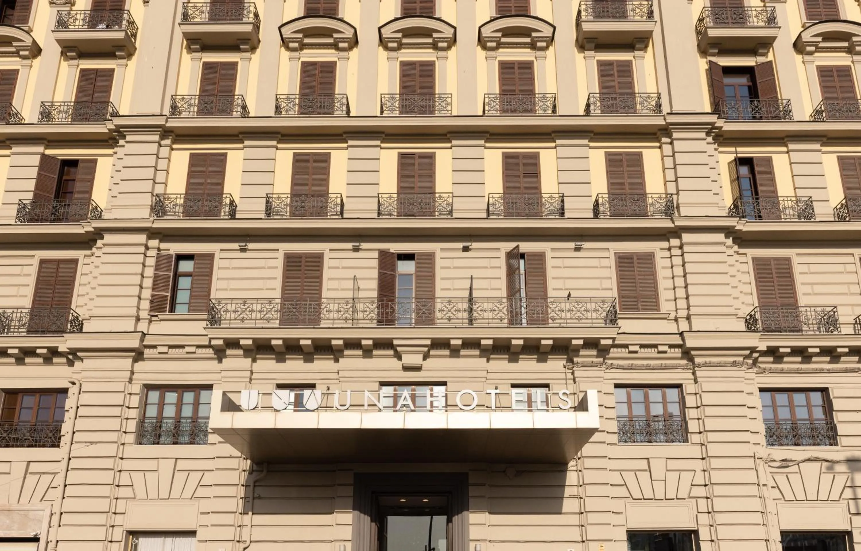 Property building in UNA Hotels Napoli