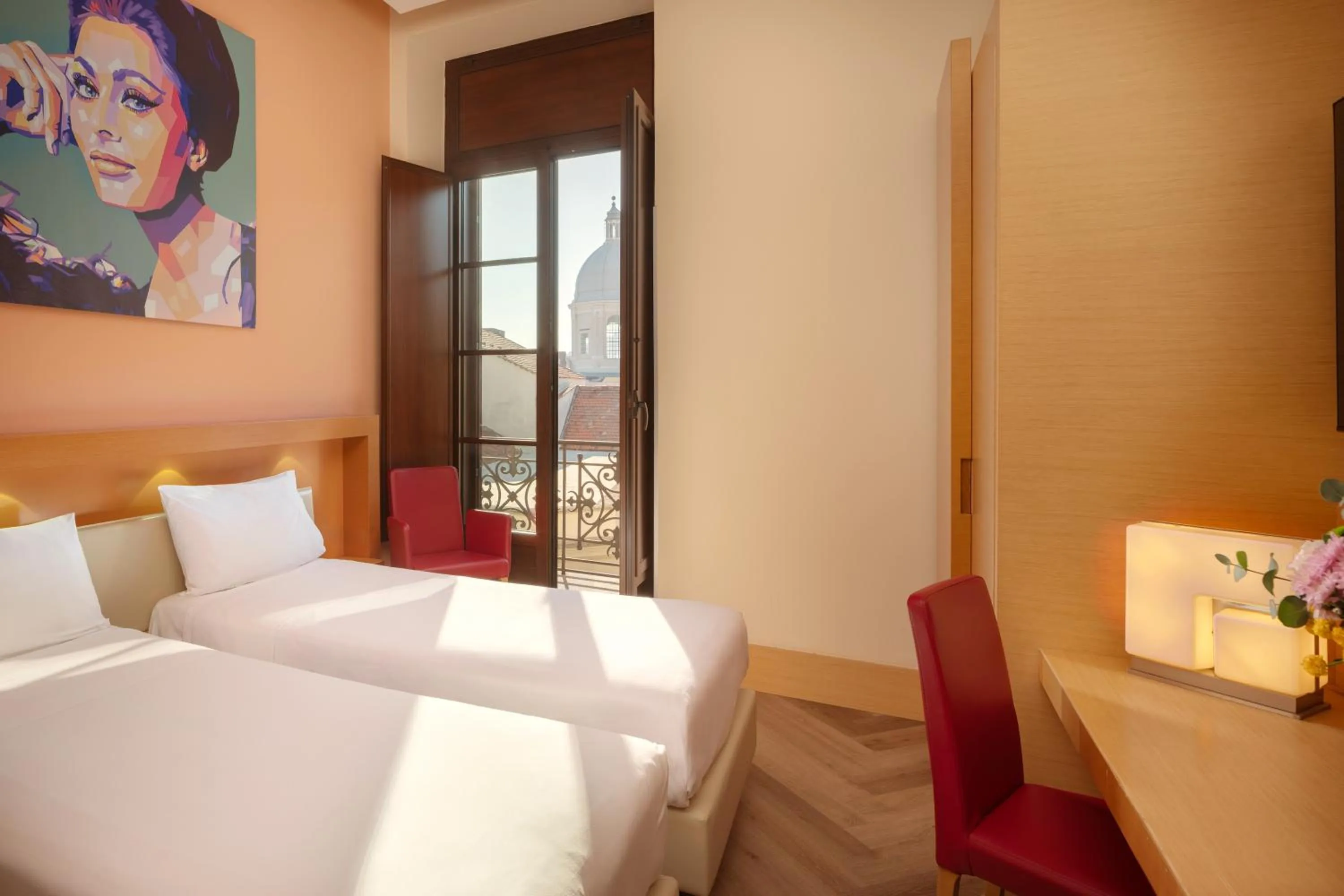 Bed in UNA Hotels Napoli