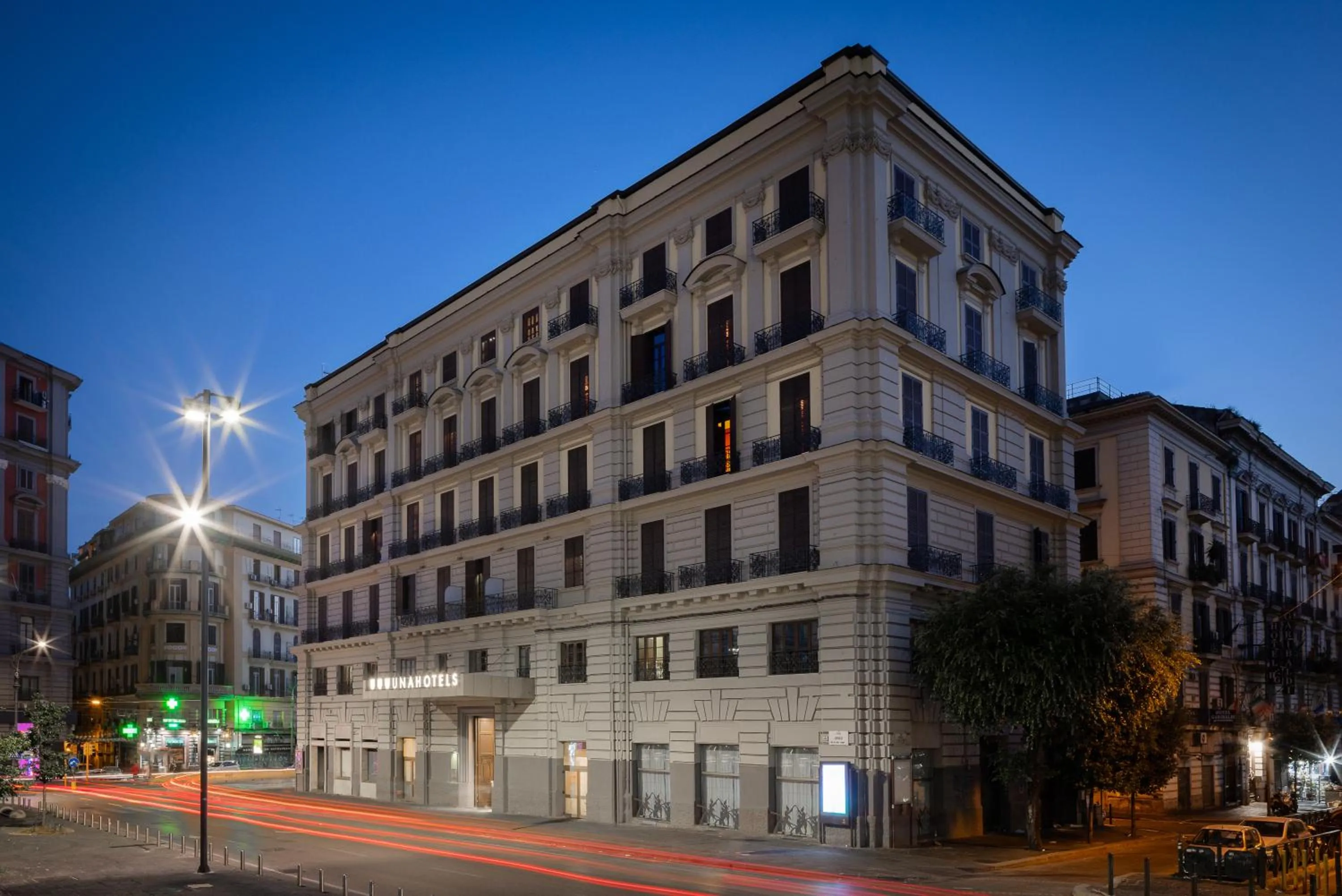 Property building in UNA Hotels Napoli