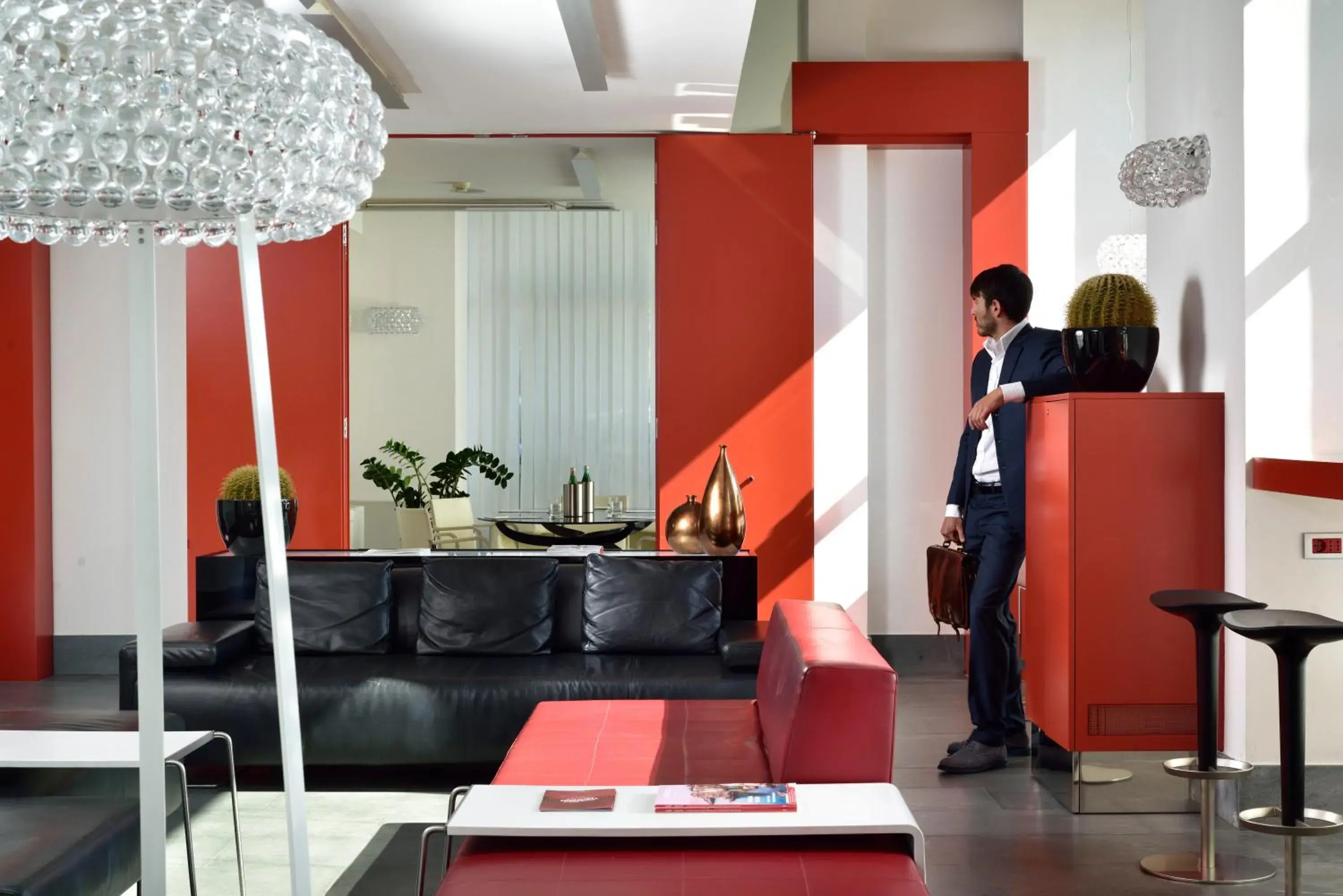 Lobby or reception in UNA Hotels Napoli Lobby or reception in UNA Hotels Napoli