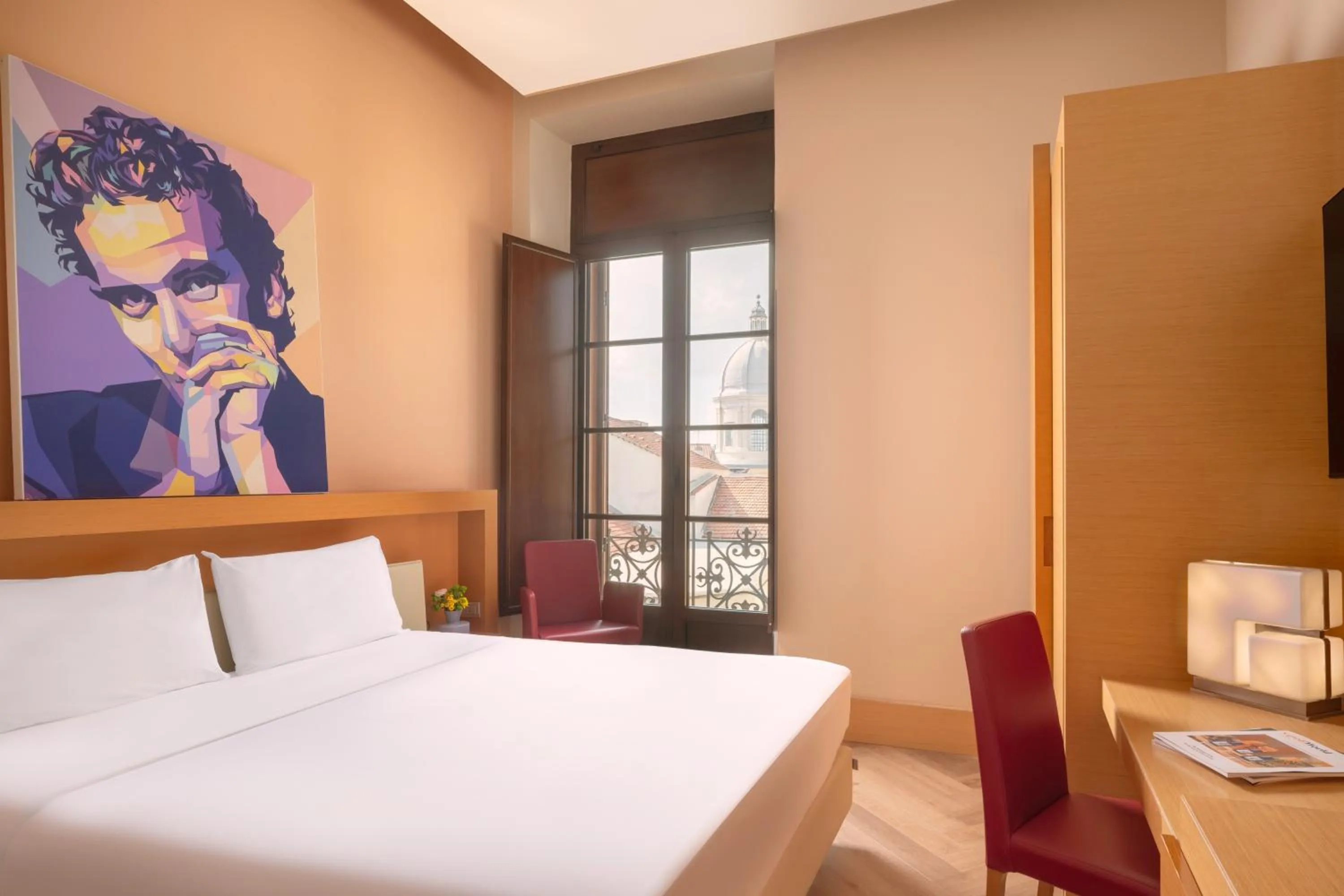 Bed in UNA Hotels Napoli