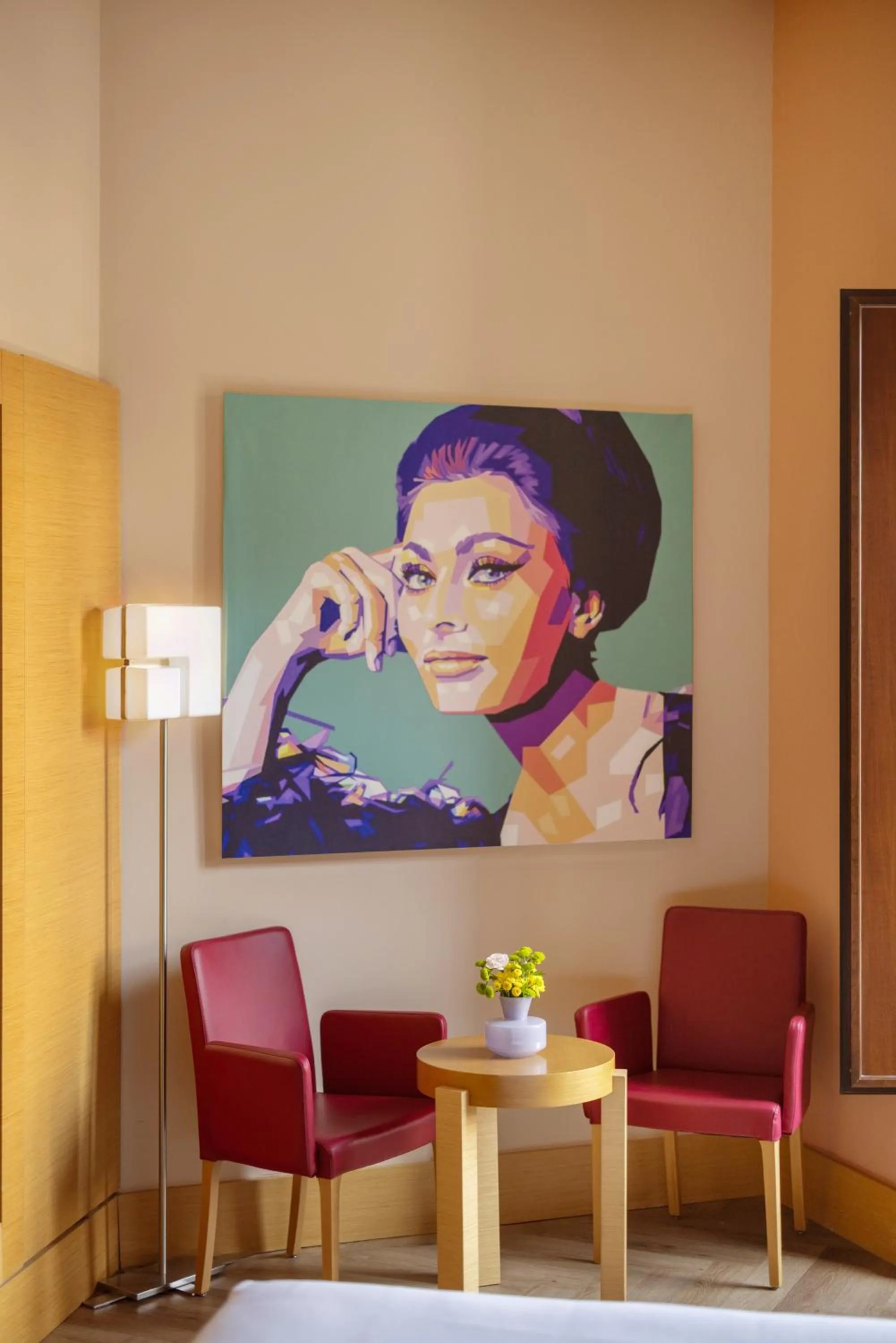 Decorative detail in UNA Hotels Napoli