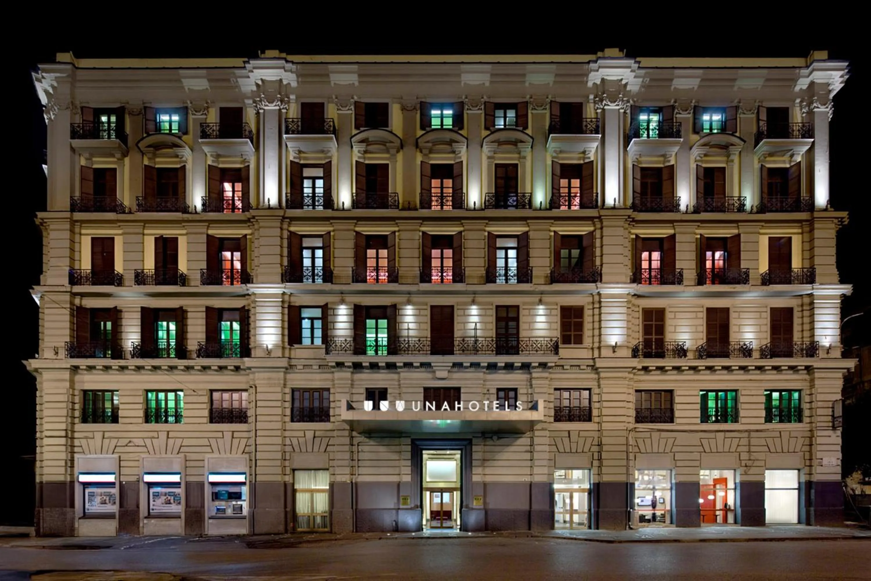 Property building in UNA Hotels Napoli