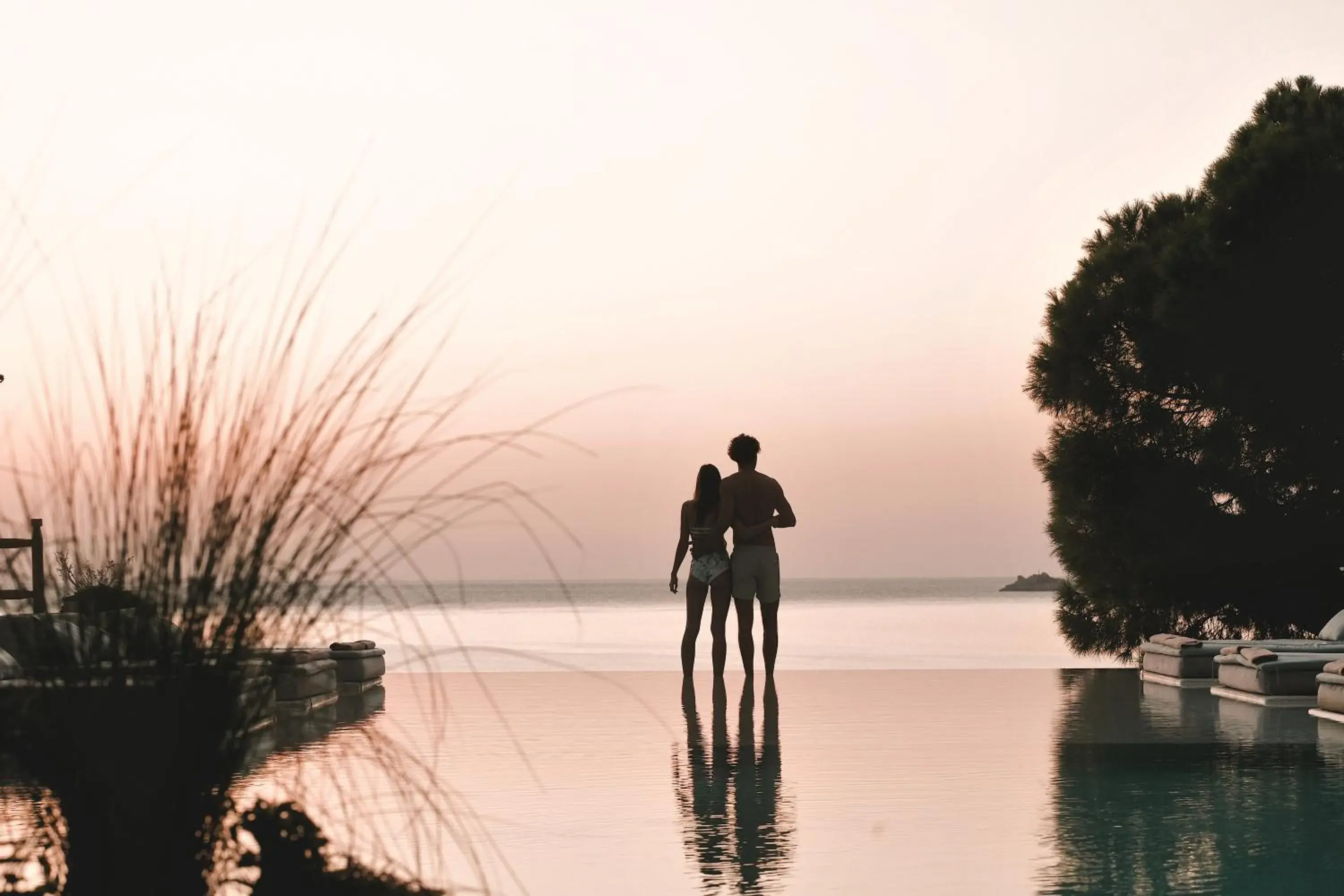 Pool view in Perios Beach House - Adults Only Pool view in Perios Beach House - Adults Only