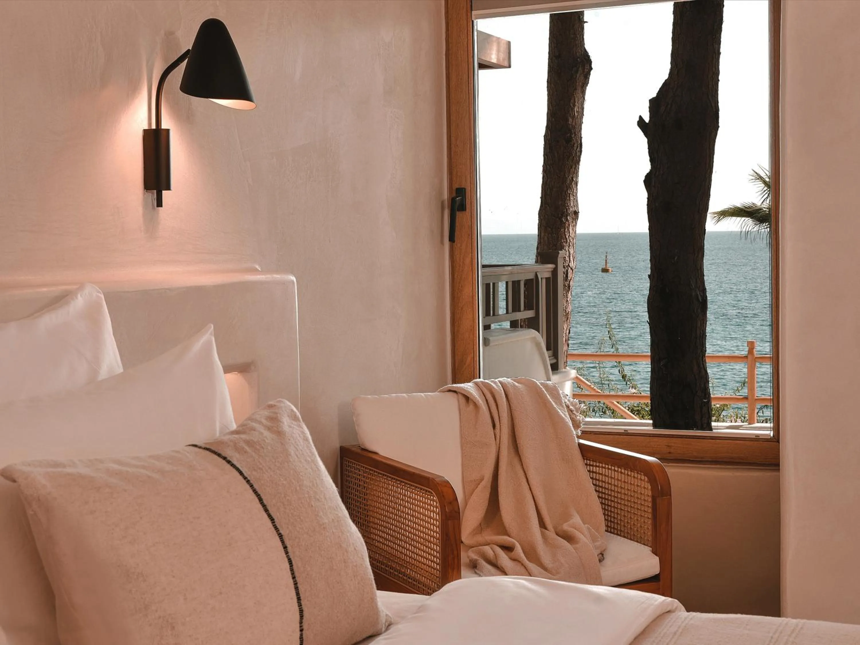 Sea view in Perios Beach House - Adults Only